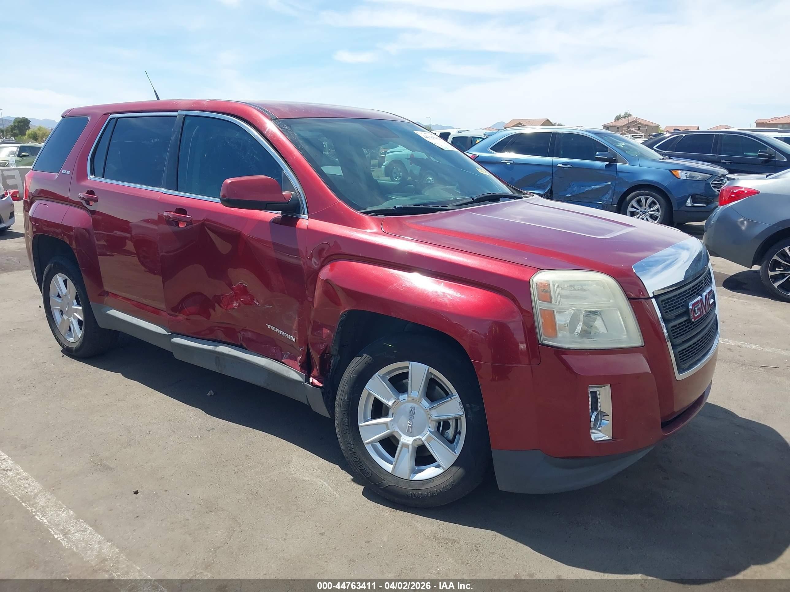 2012 Gmc Terrain Sle-1 Red vin: 2GKALMEK0C6326166