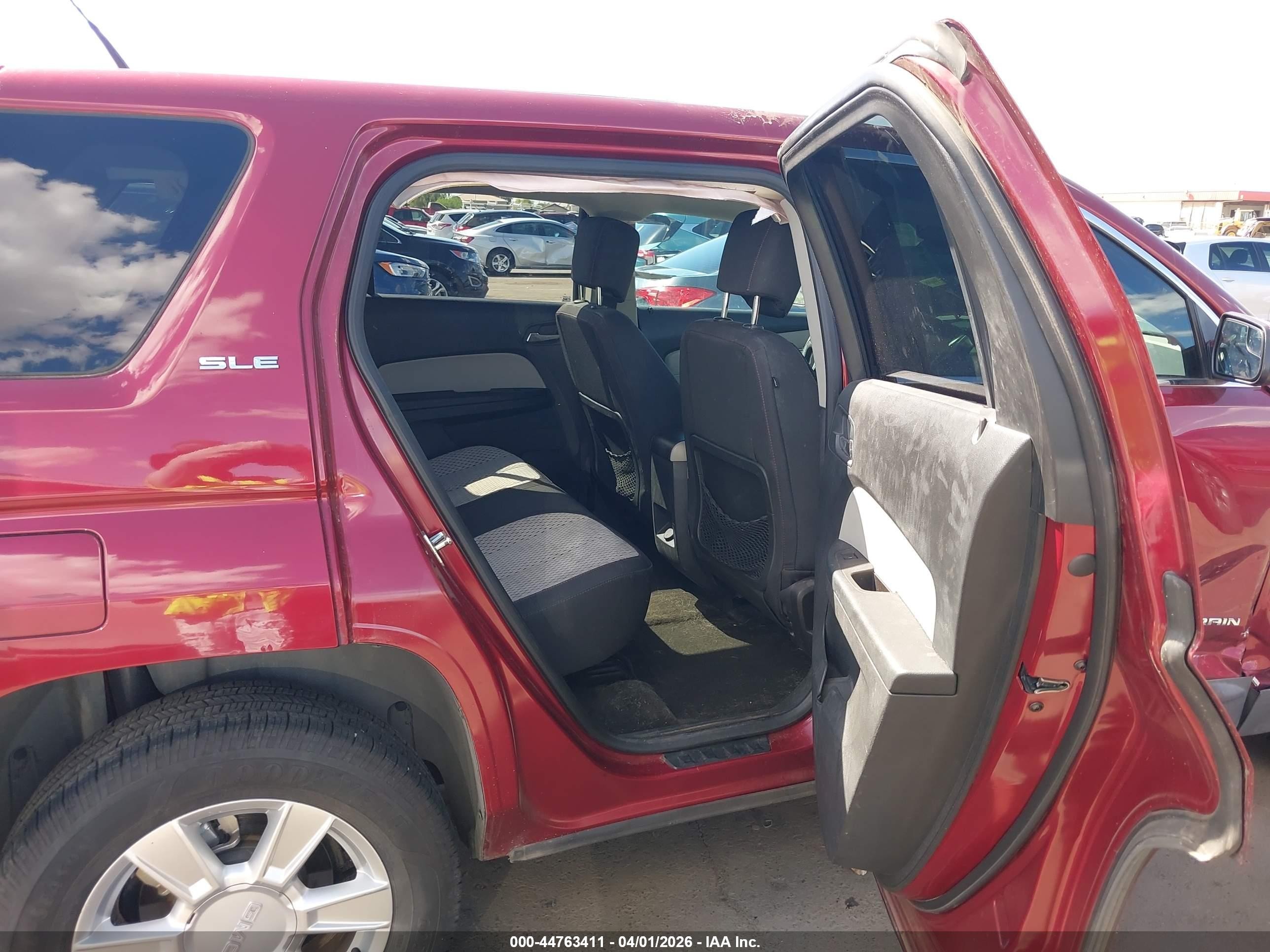 2012 Gmc Terrain Sle-1 Красный vin: 2GKALMEK0C6326166