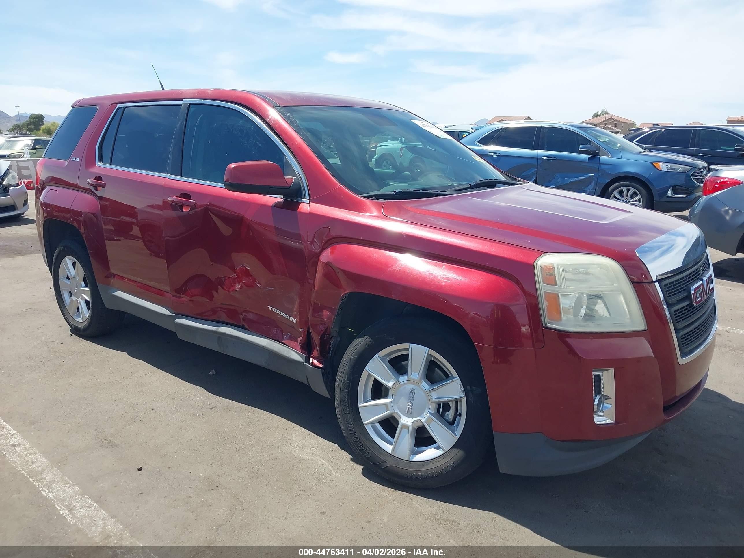 2012 Gmc Terrain Sle-1 Красный vin: 2GKALMEK0C6326166