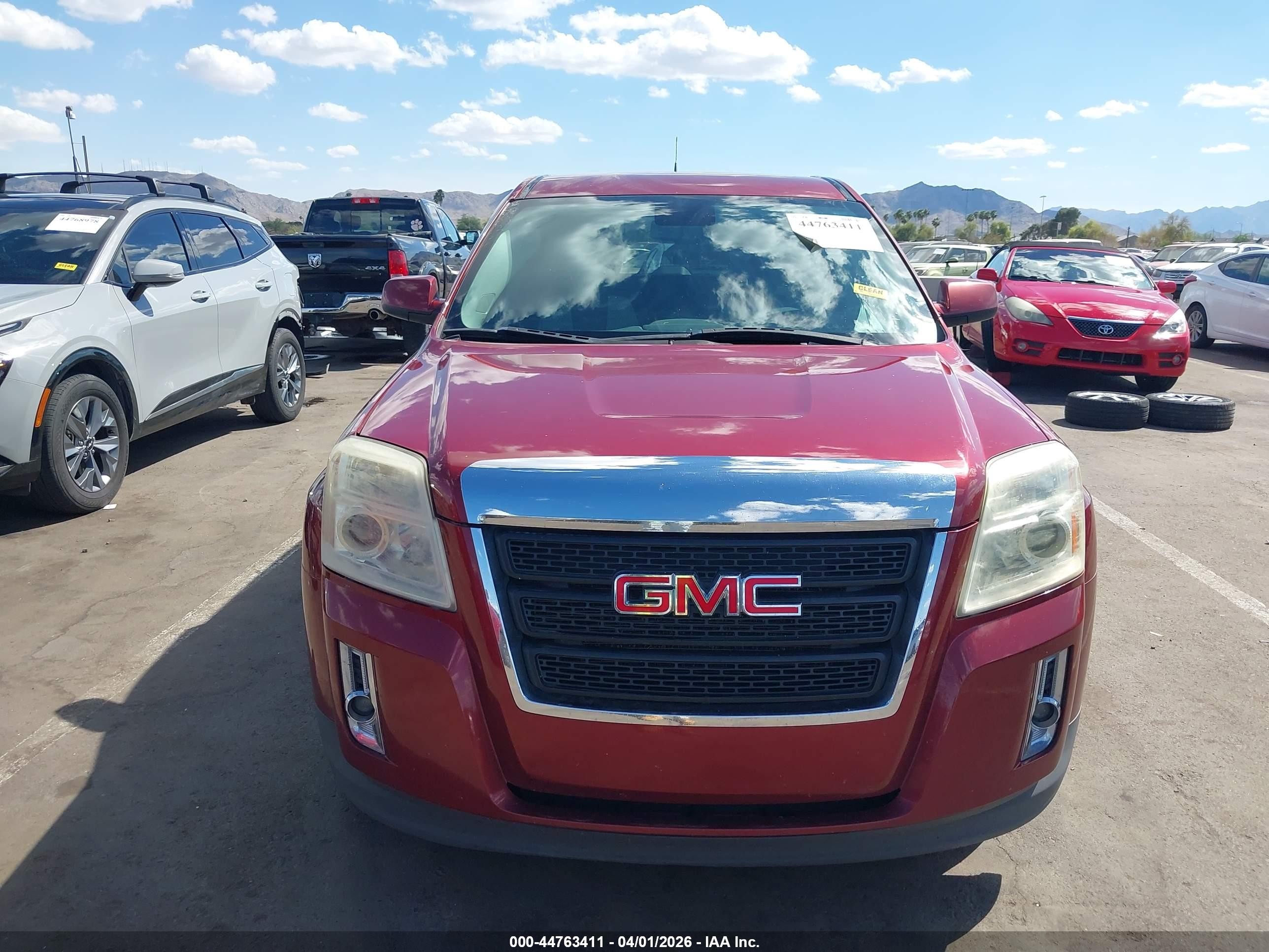 2012 Gmc Terrain Sle-1 Красный vin: 2GKALMEK0C6326166