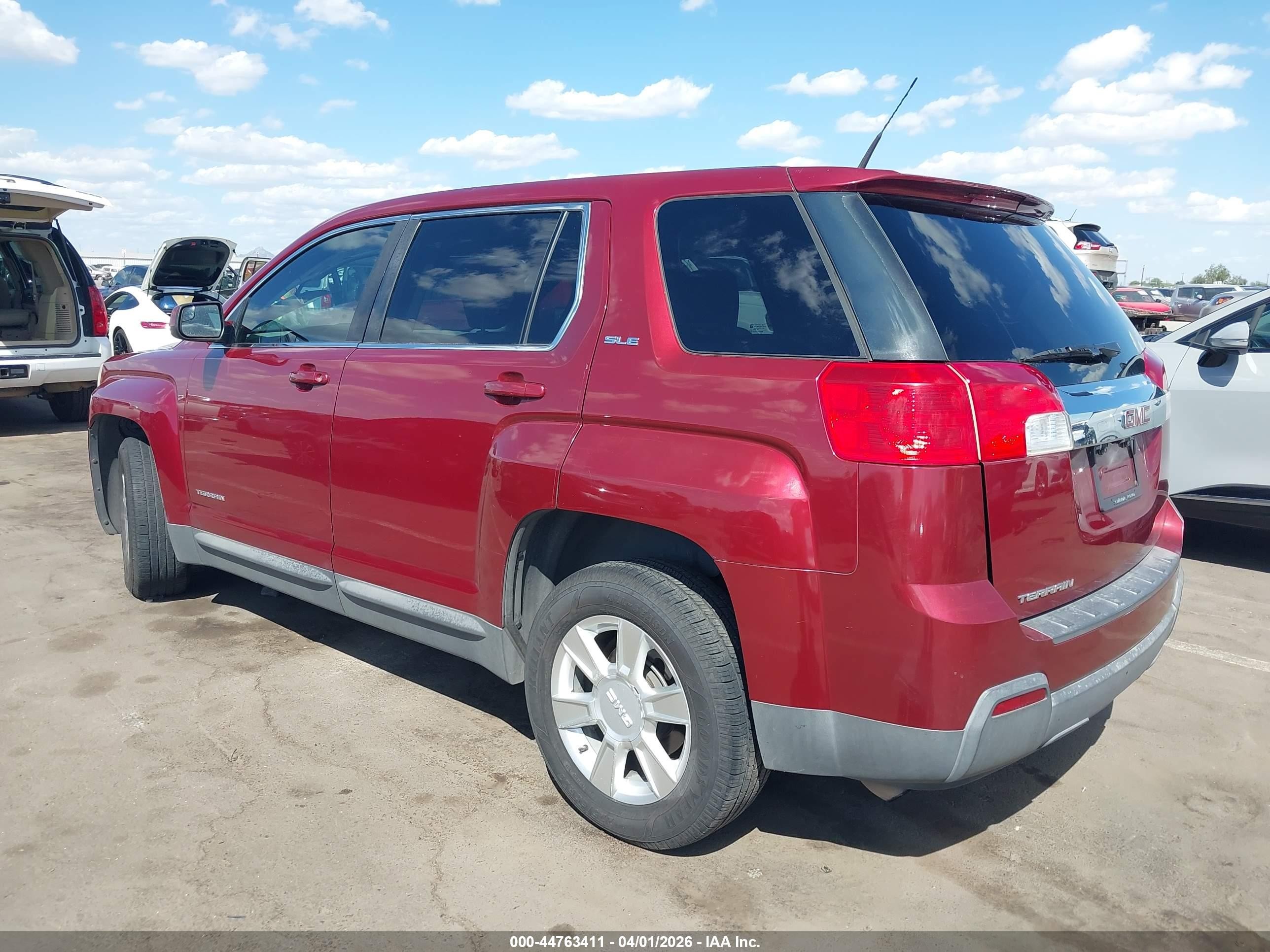 2012 Gmc Terrain Sle-1 Красный vin: 2GKALMEK0C6326166