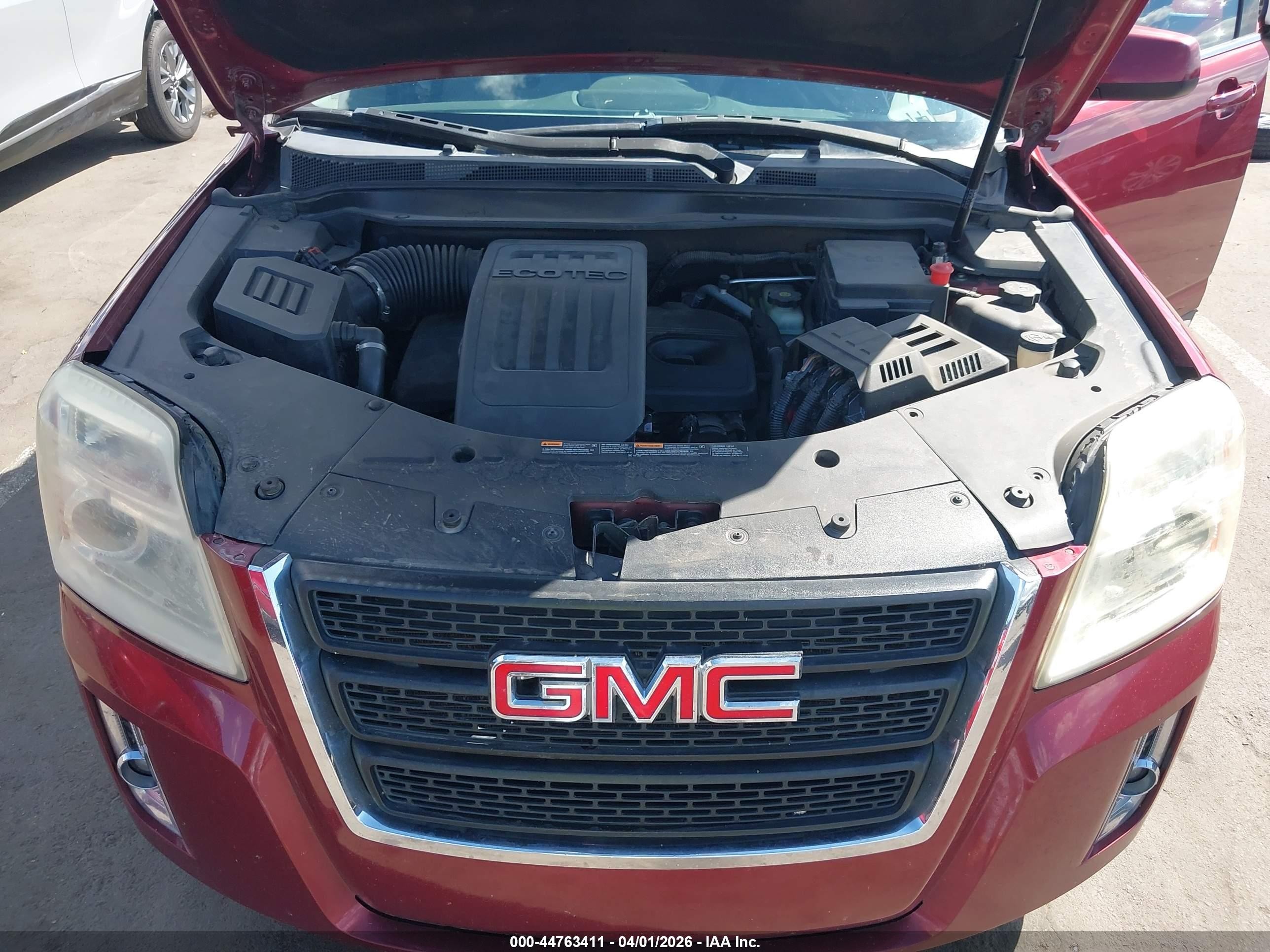 2012 Gmc Terrain Sle-1 Красный vin: 2GKALMEK0C6326166