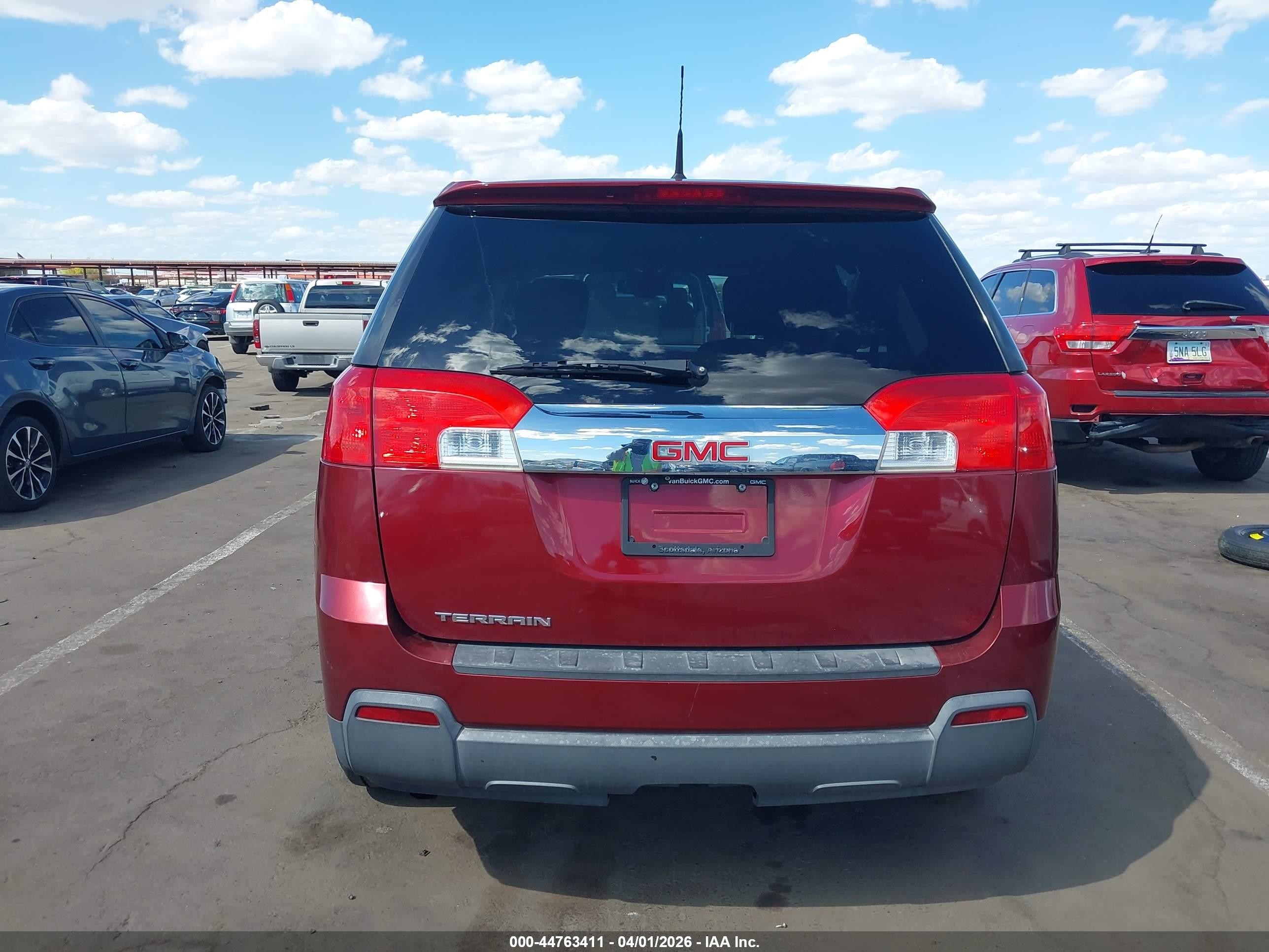 2012 Gmc Terrain Sle-1 Красный vin: 2GKALMEK0C6326166