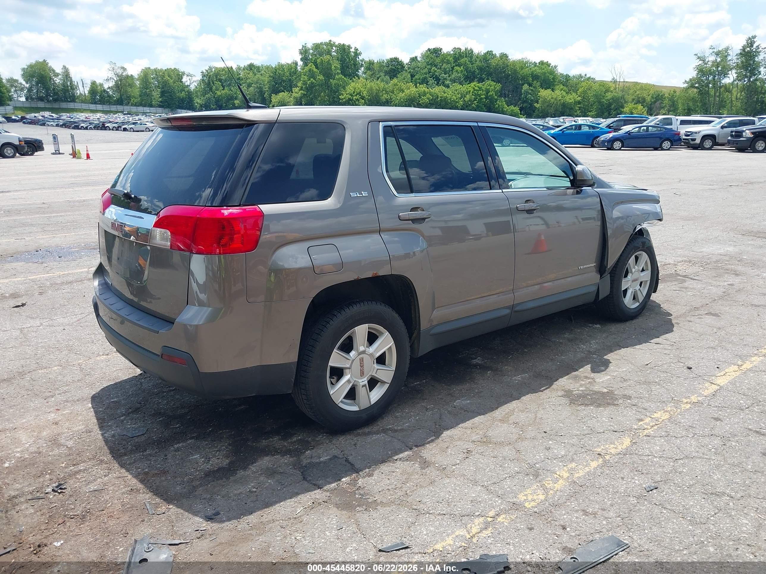 2012 Gmc Terrain Sle-1 Коричневый vin: 2GKALMEK0C6395682