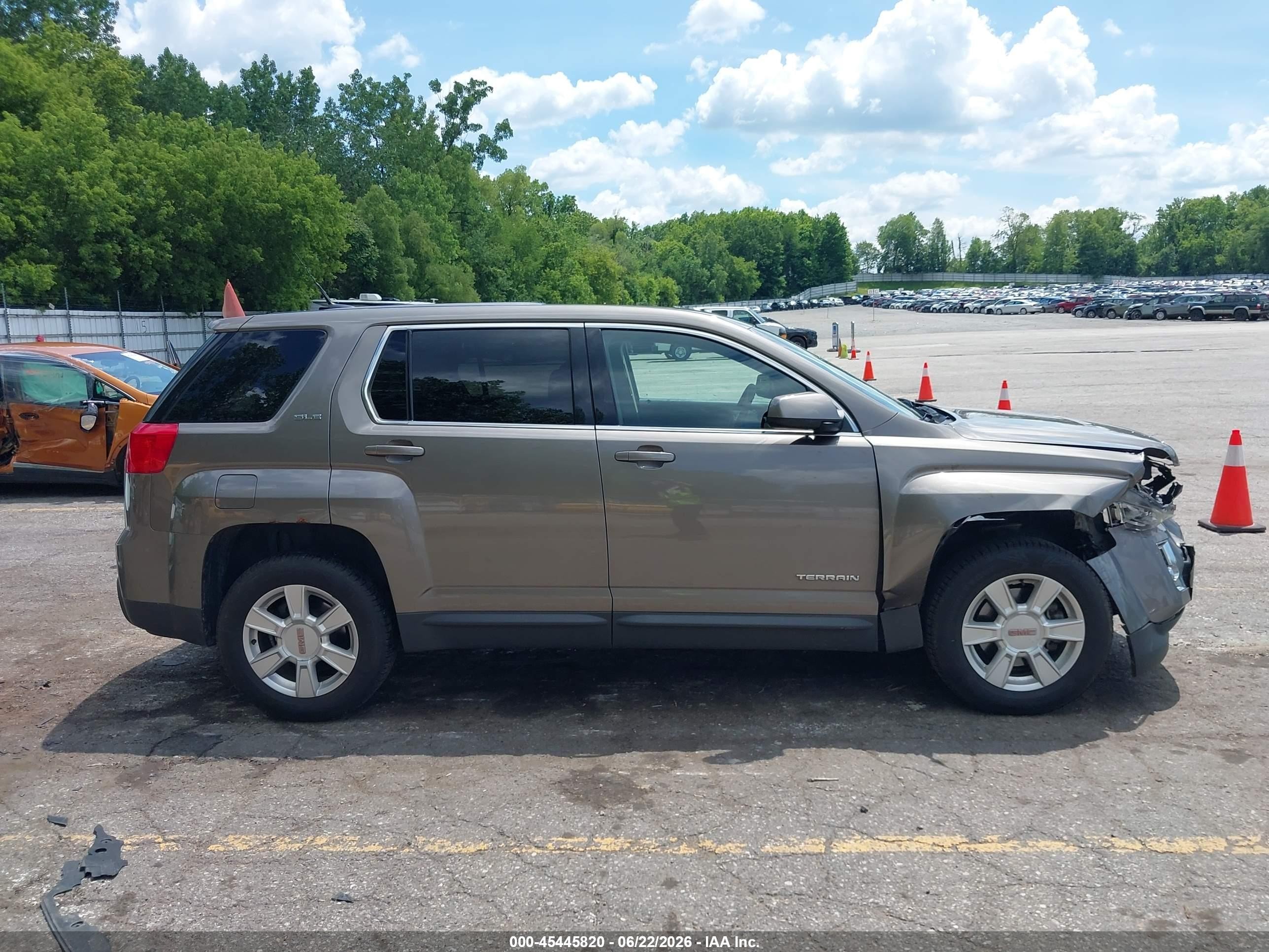 2012 Gmc Terrain Sle-1 Коричневый vin: 2GKALMEK0C6395682