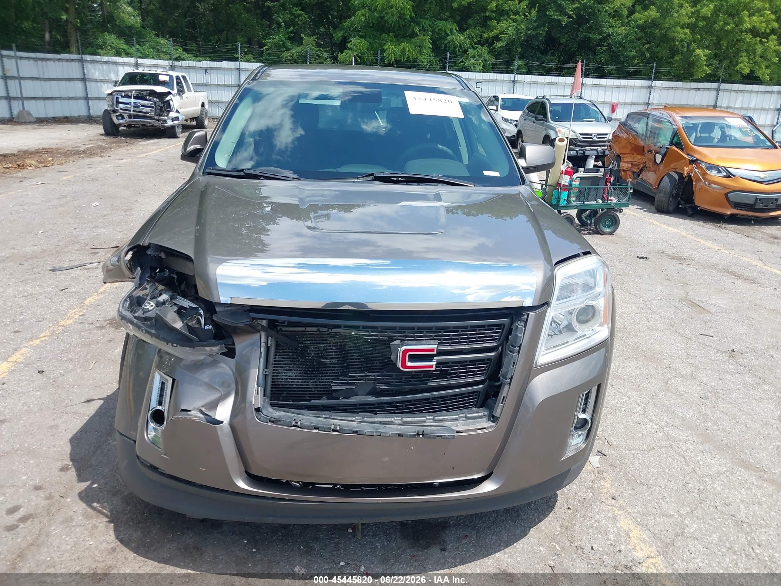 2012 Gmc Terrain Sle-1 Коричневый vin: 2GKALMEK0C6395682
