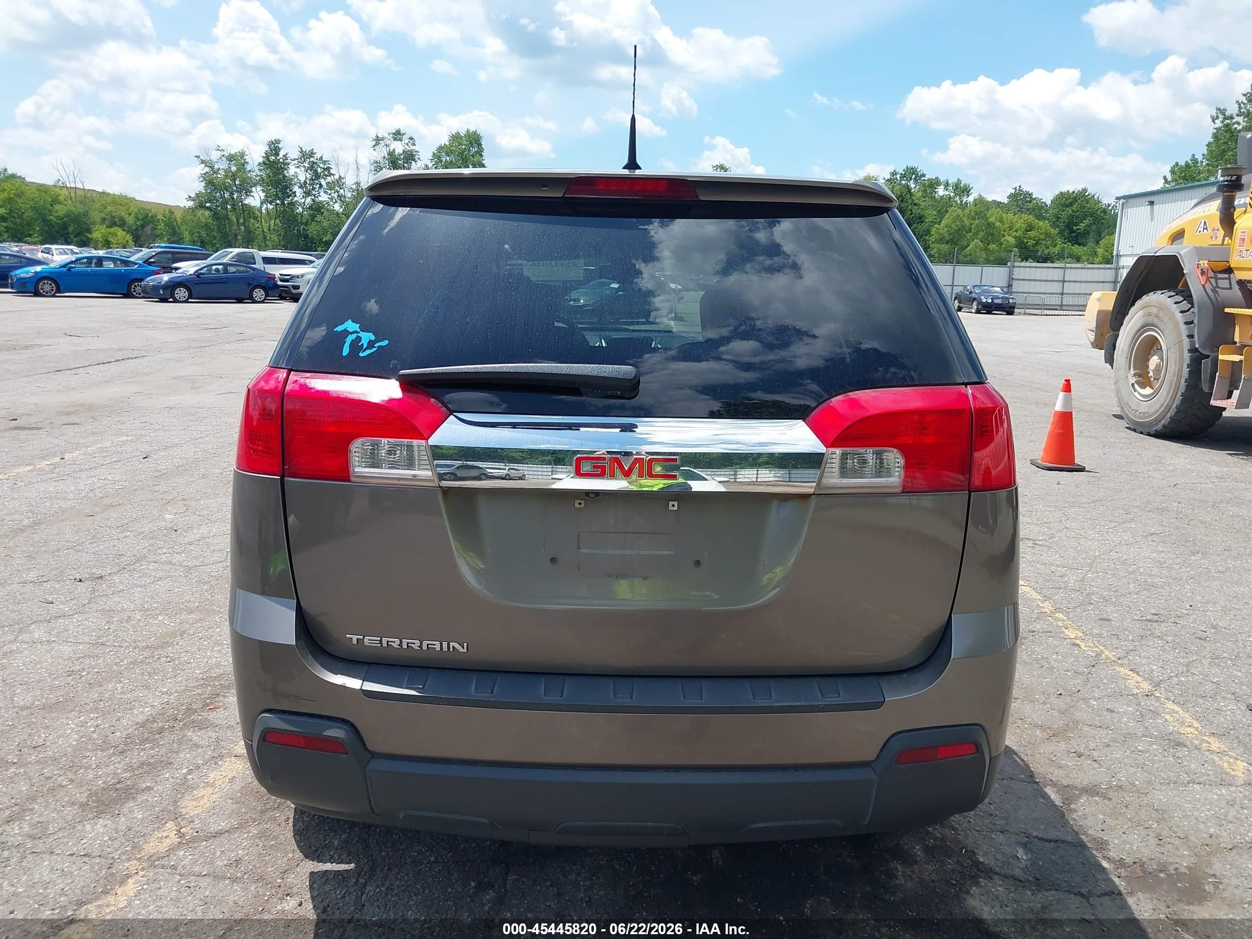 2012 Gmc Terrain Sle-1 Коричневый vin: 2GKALMEK0C6395682