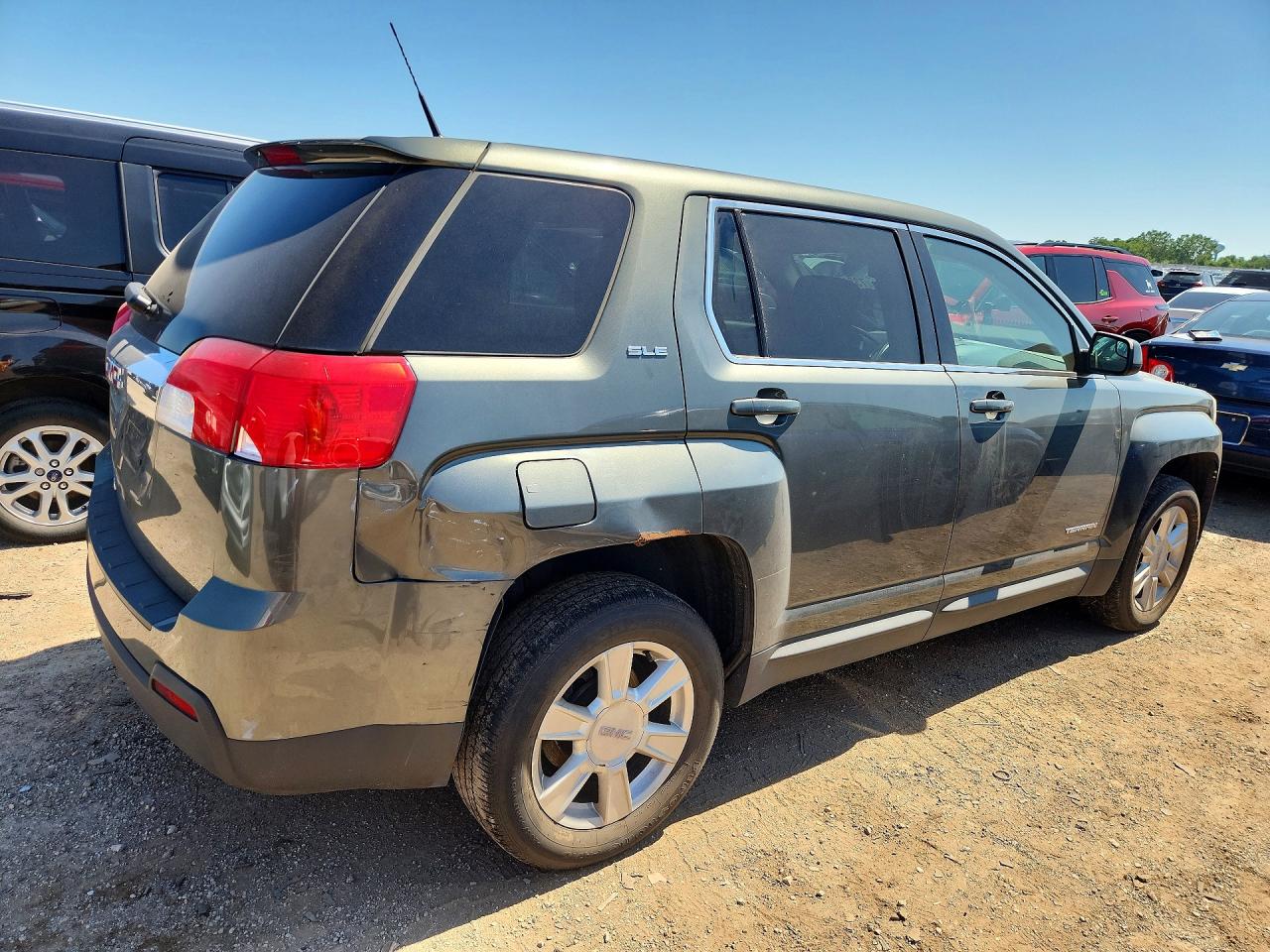 2013 Gmc Terrain Sle Gray vin: 2GKALMEK0D6135851