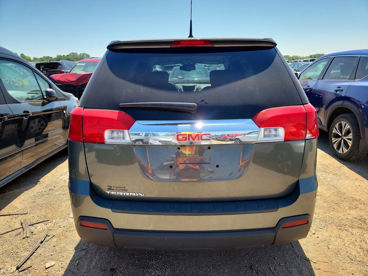 2013 Gmc Terrain Sle Gray vin: 2GKALMEK0D6135851
