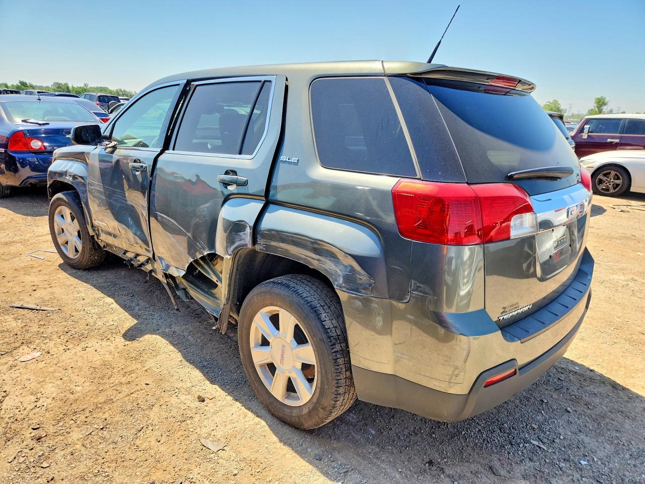2013 Gmc Terrain Sle Gray vin: 2GKALMEK0D6135851