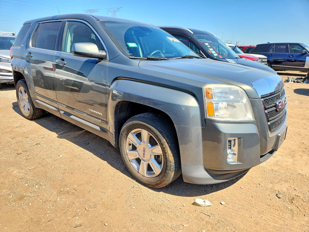 2013 Gmc Terrain Sle Gray vin: 2GKALMEK0D6135851