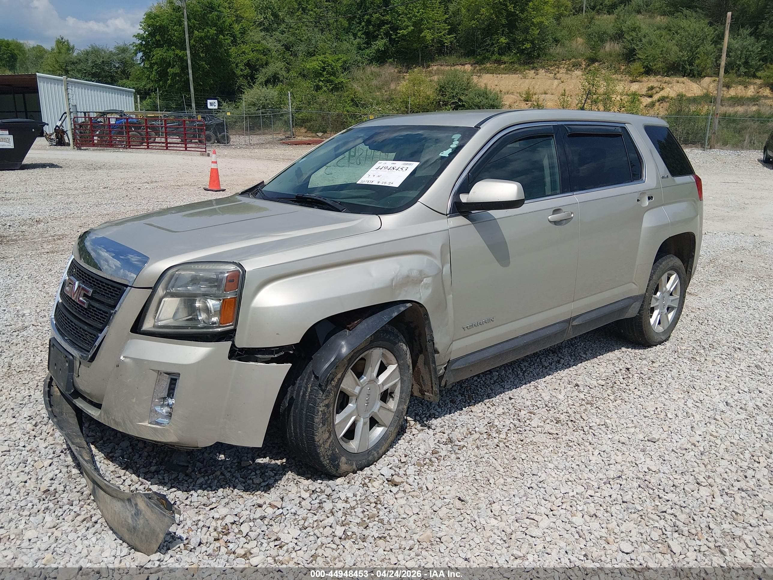 2013 Gmc Terrain Sle-1 Silver vin: 2GKALMEK0D6170924