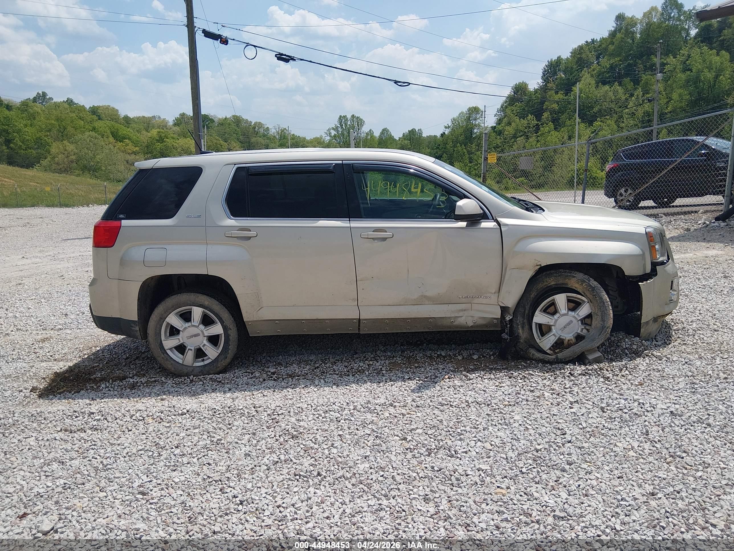 2013 Gmc Terrain Sle-1 Silver vin: 2GKALMEK0D6170924