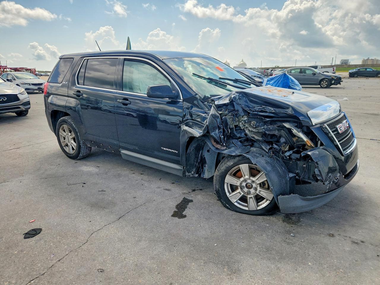 2013 Gmc Terrain Sle Черный vin: 2GKALMEK0D6184967