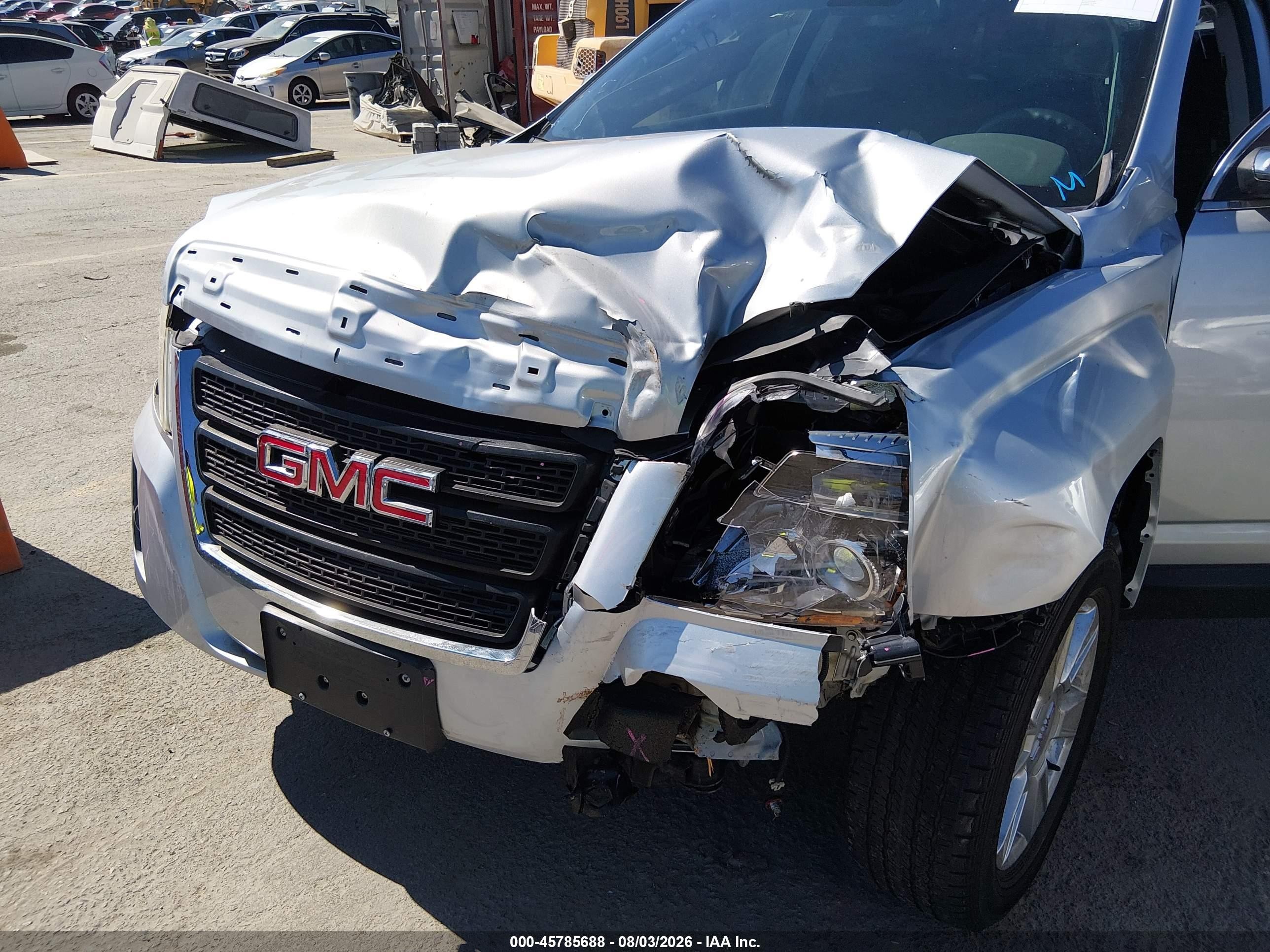 2013 Gmc Terrain Sle-1 Silver vin: 2GKALMEK0D6309465