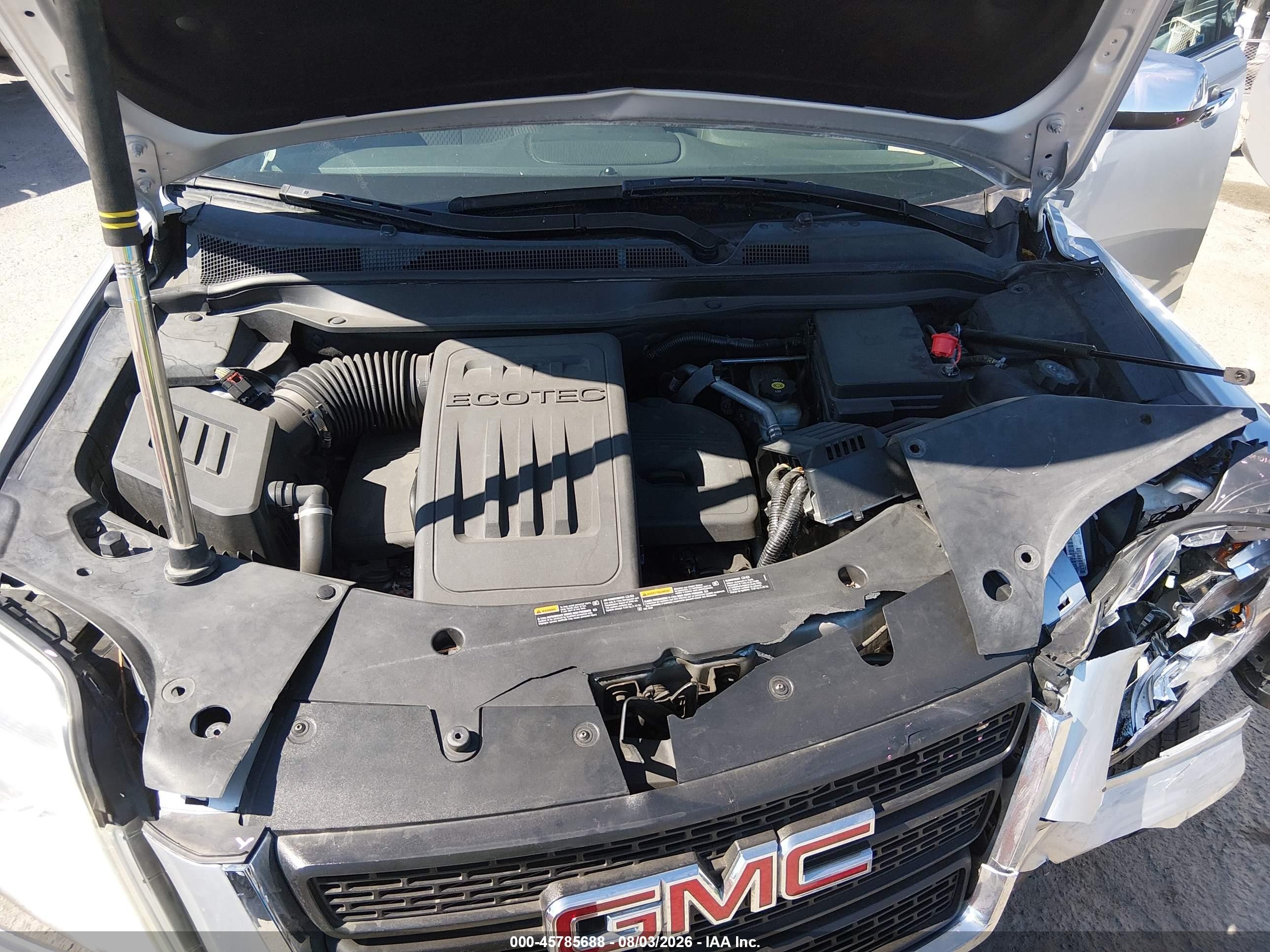 2013 Gmc Terrain Sle-1 Silver vin: 2GKALMEK0D6309465