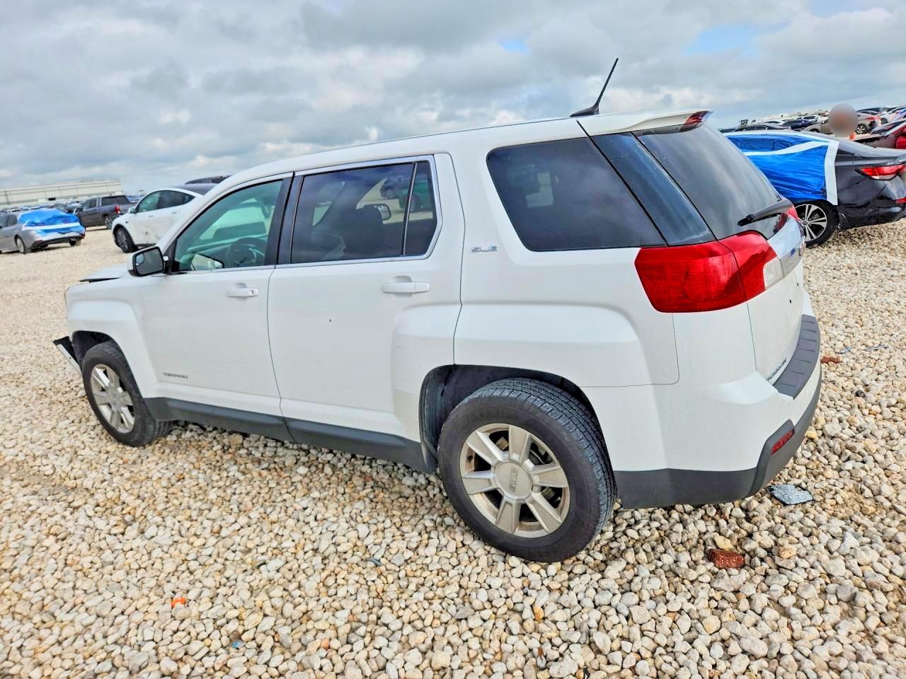 2013 Gmc Terrain Sle White vin: 2GKALMEK0D6402177
