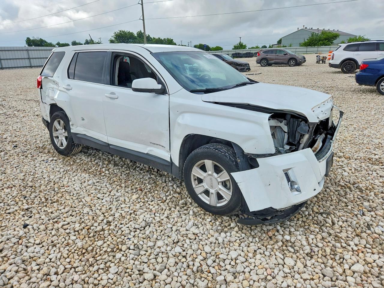 2013 Gmc Terrain Sle White vin: 2GKALMEK0D6402177