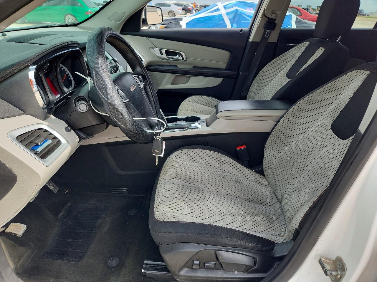 2013 Gmc Terrain Sle White vin: 2GKALMEK0D6402177