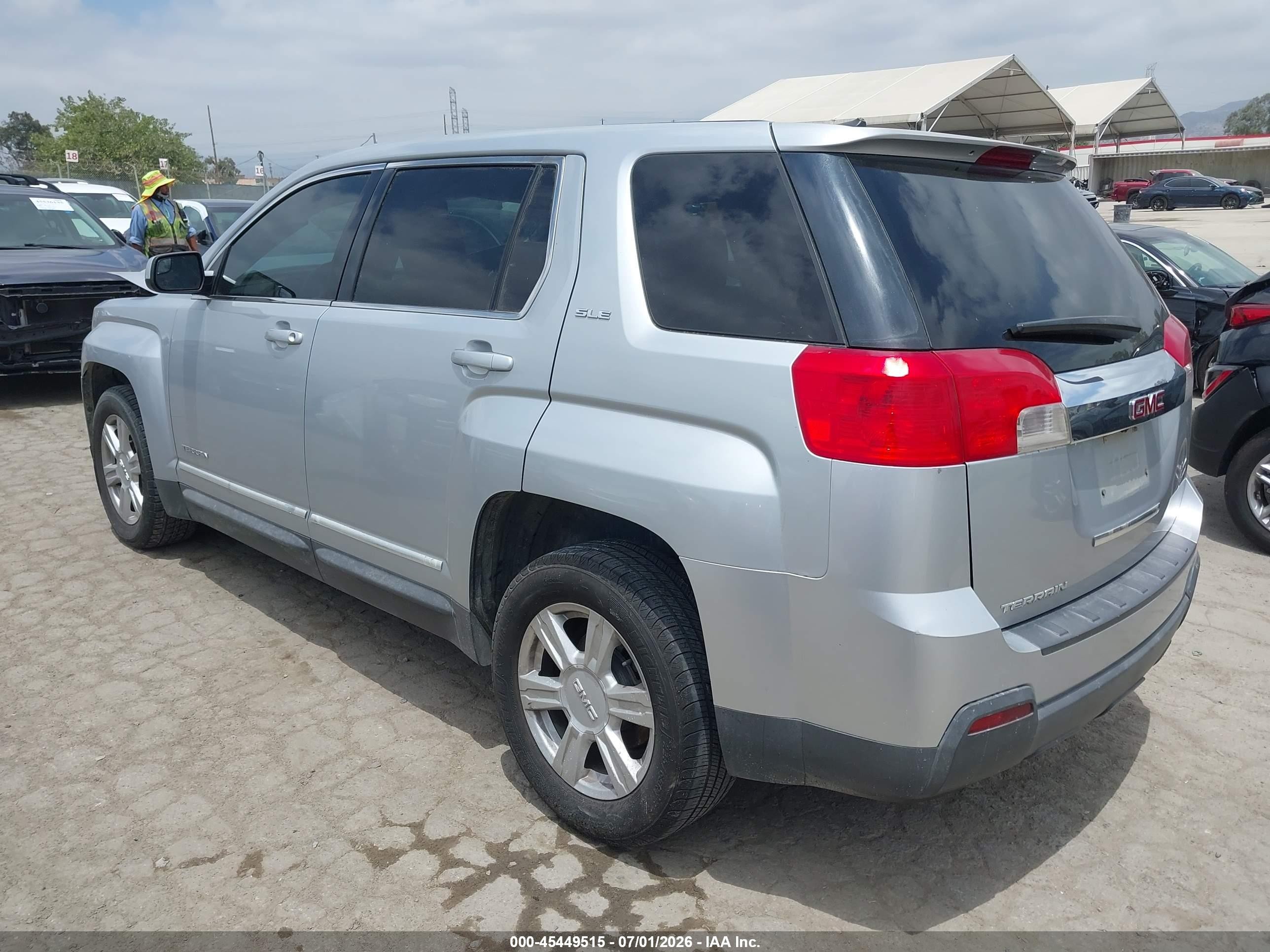 2014 Gmc Terrain Sle-1 Silver vin: 2GKALMEK0E6111938
