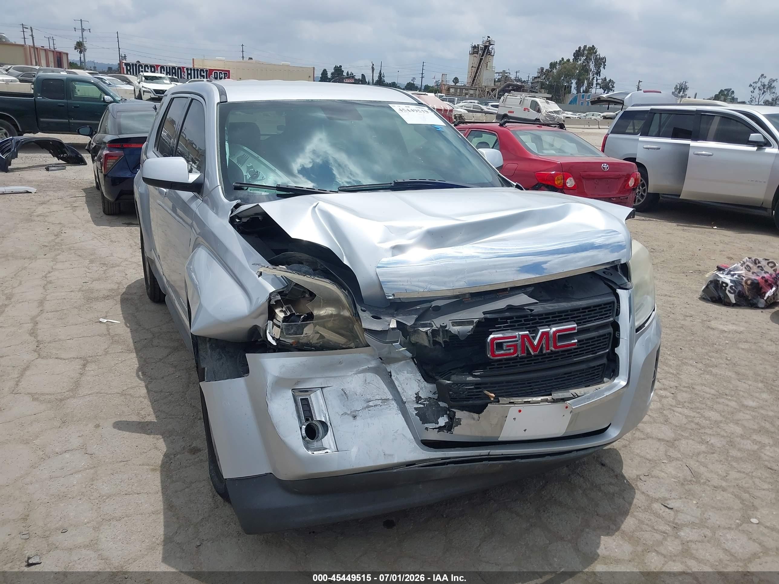 2014 Gmc Terrain Sle-1 Silver vin: 2GKALMEK0E6111938