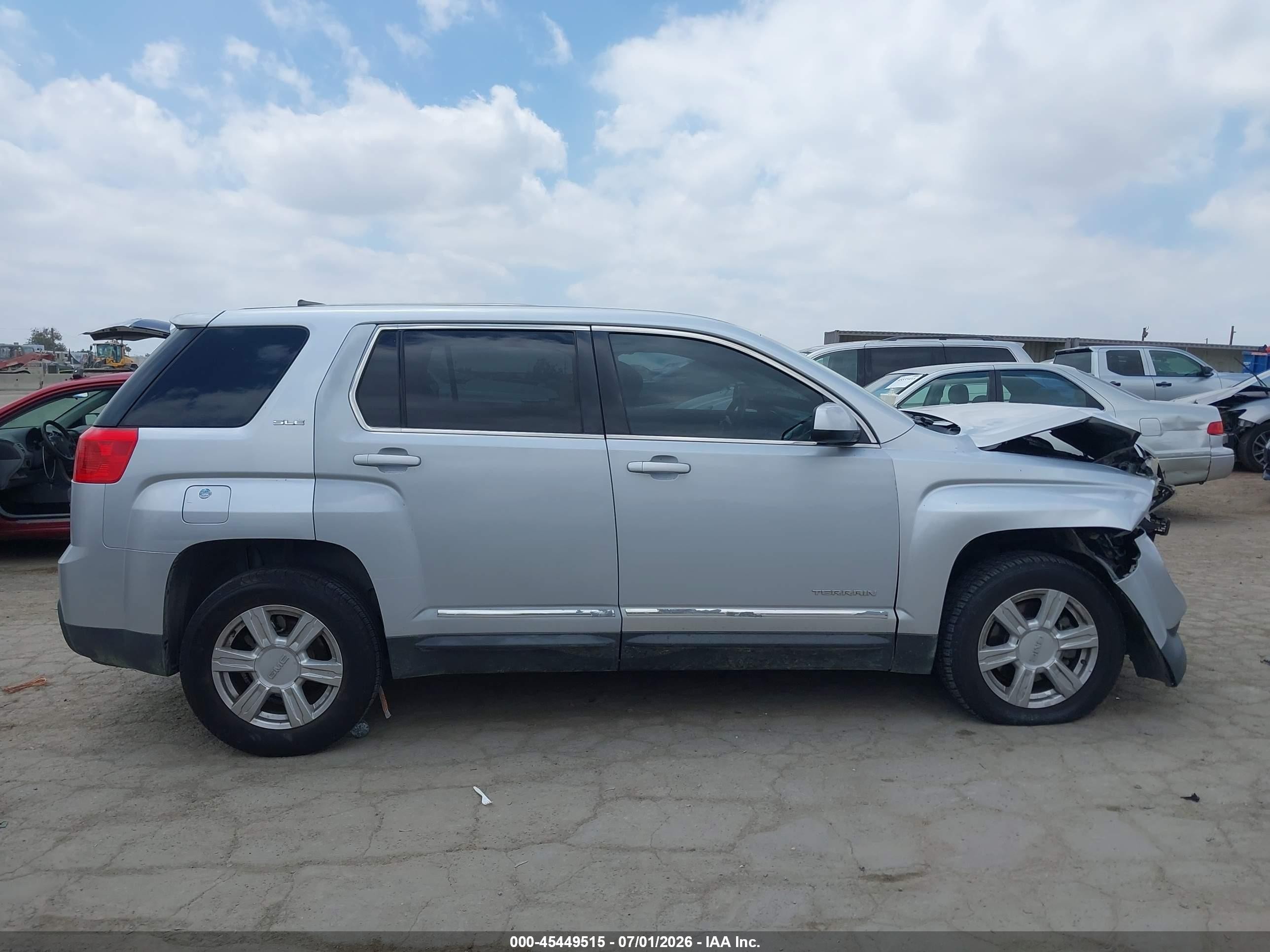2014 Gmc Terrain Sle-1 Silver vin: 2GKALMEK0E6111938