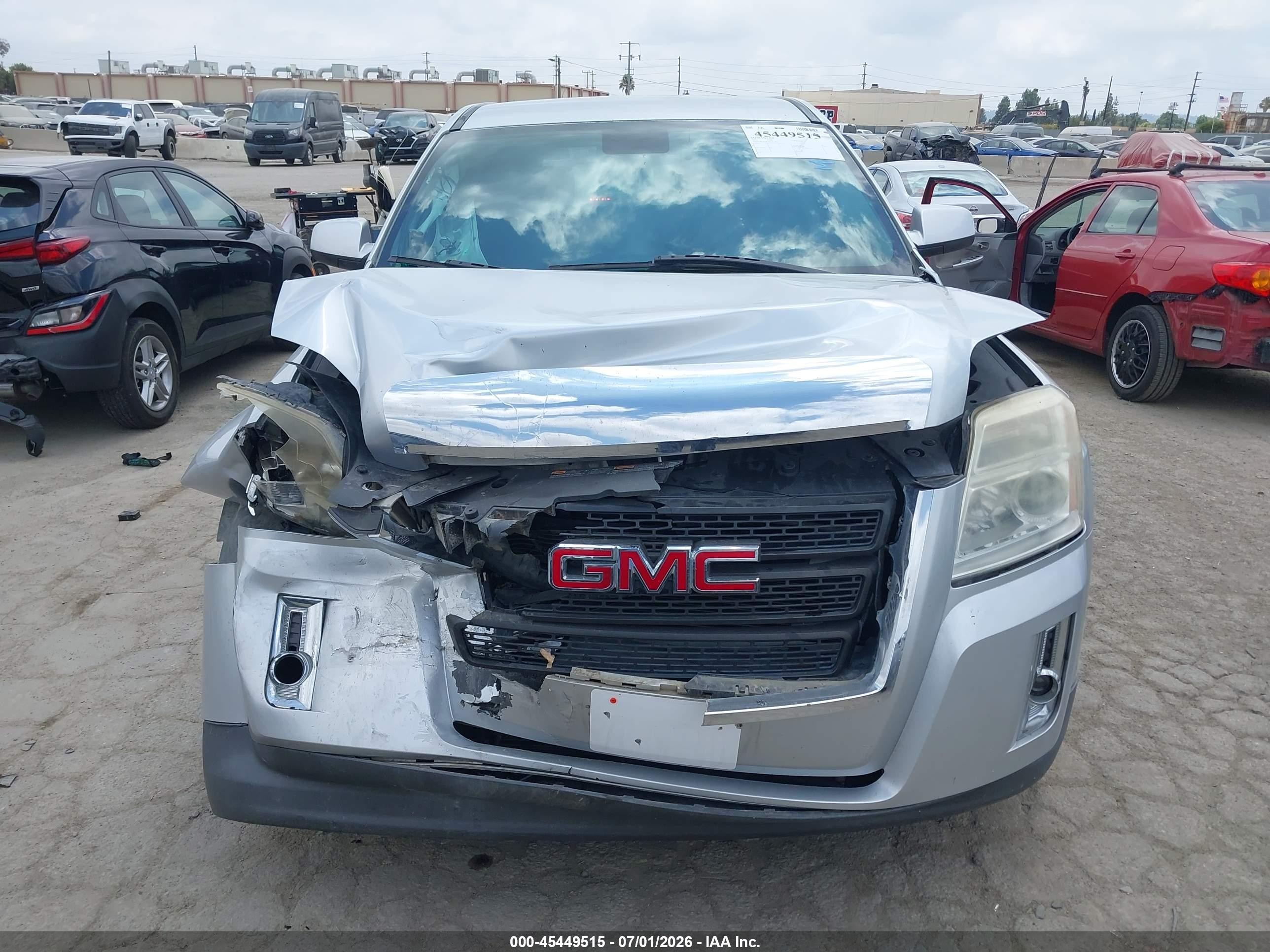 2014 Gmc Terrain Sle-1 Silver vin: 2GKALMEK0E6111938
