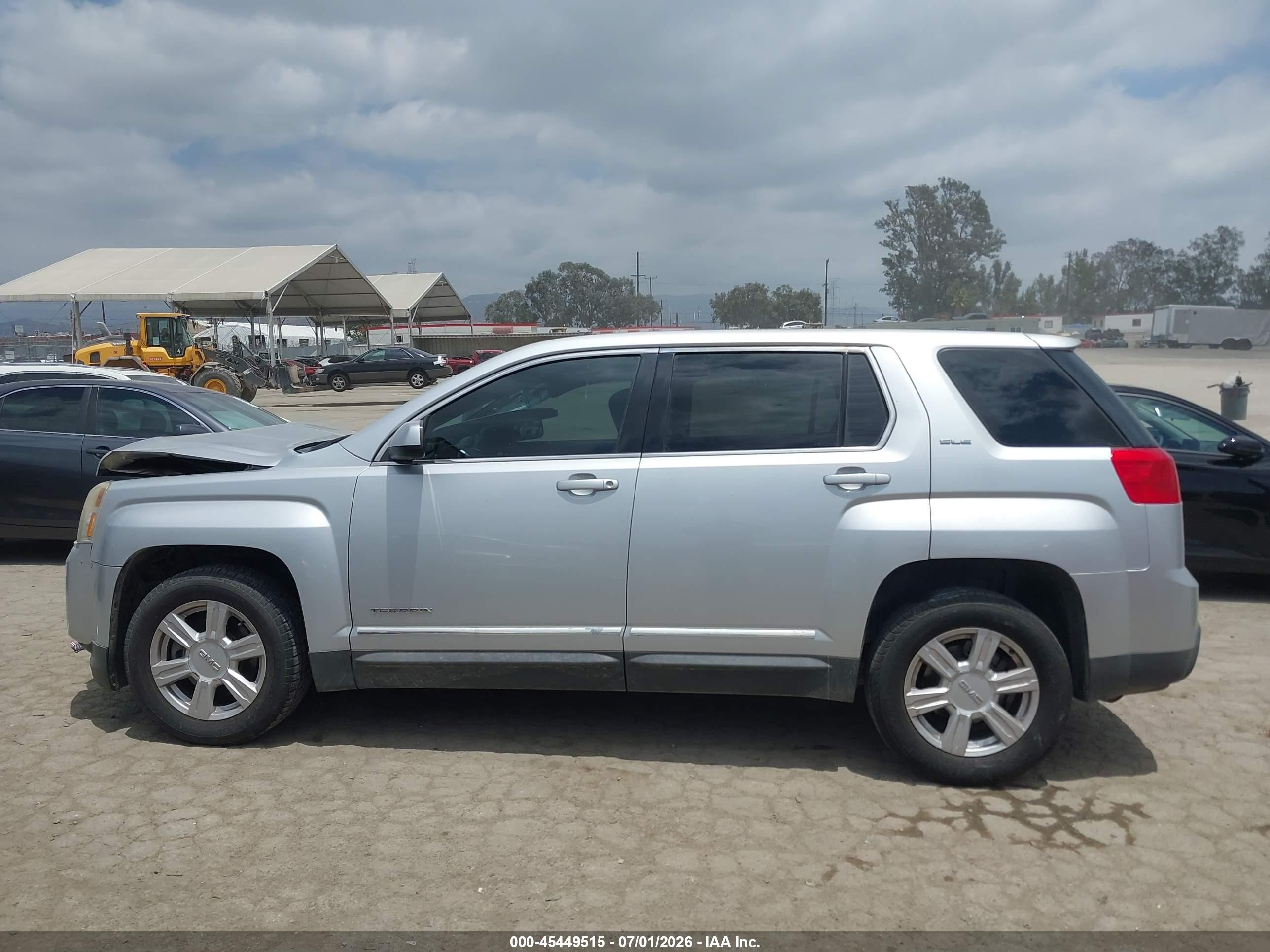 2014 Gmc Terrain Sle-1 Silver vin: 2GKALMEK0E6111938
