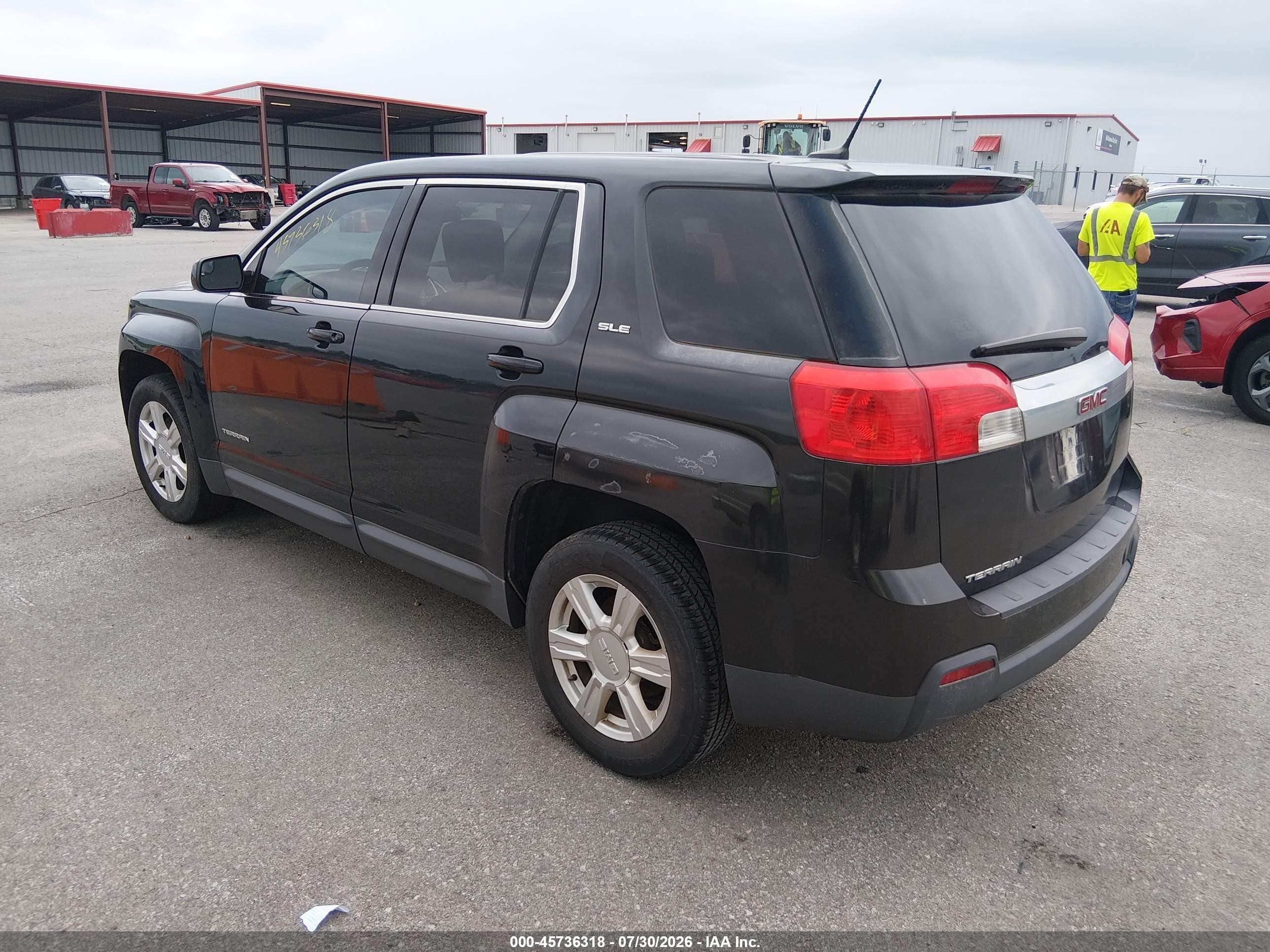 2014 Gmc Terrain Sle-1 Black vin: 2GKALMEK0E6199065