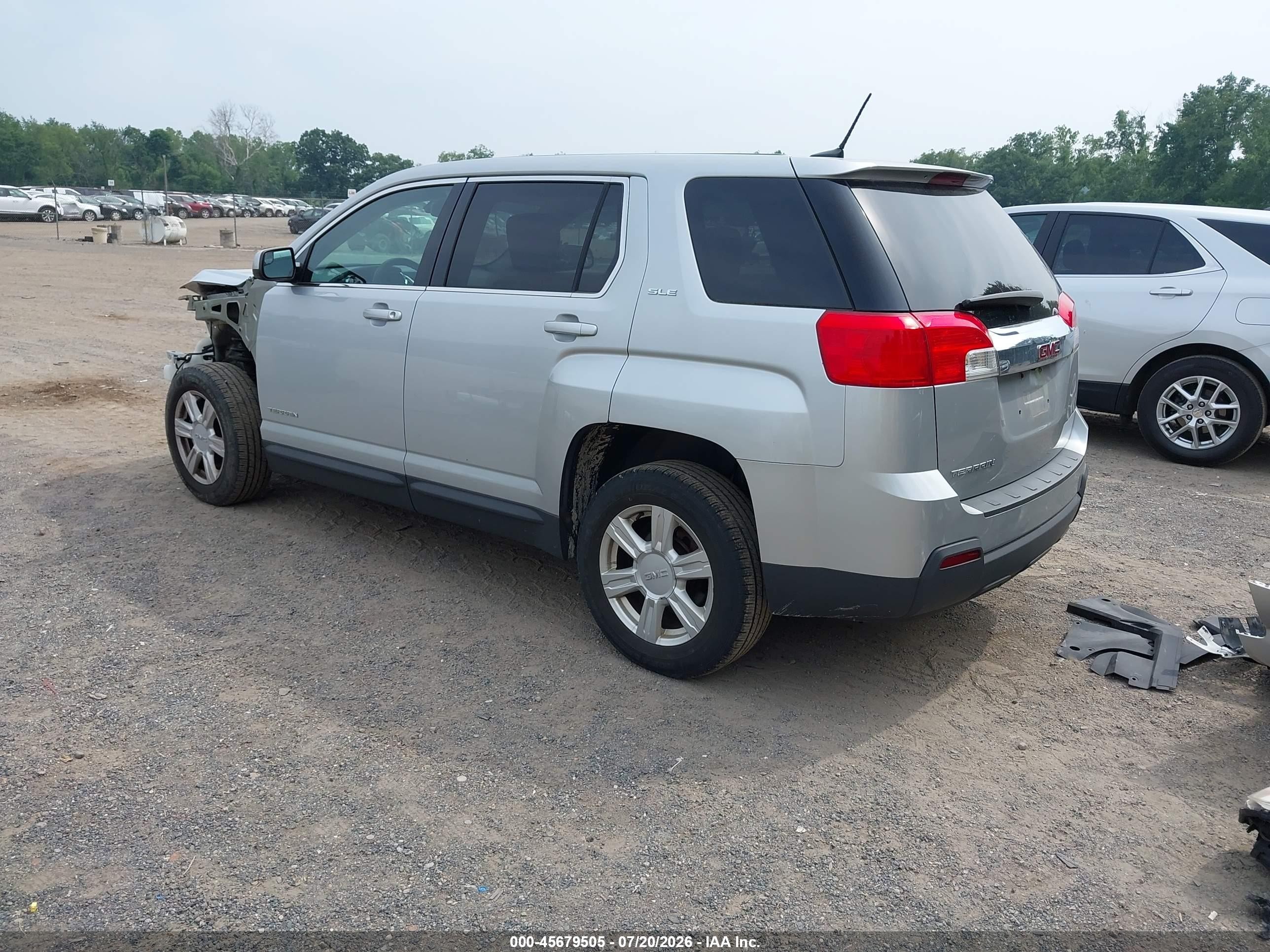 2014 Gmc Terrain Sle-1 Silver vin: 2GKALMEK0E6259393