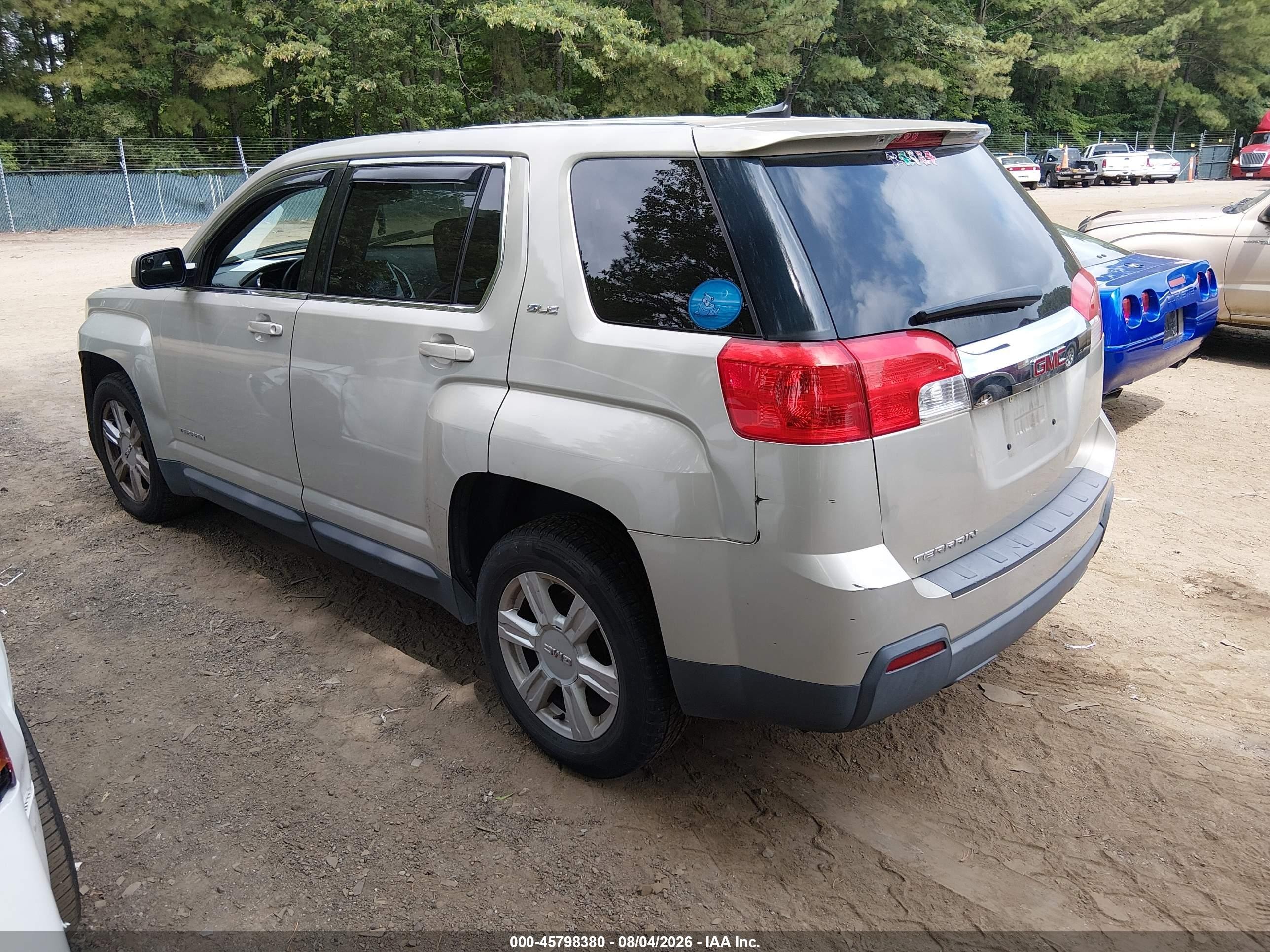 2014 Gmc Terrain Sle-1 Бежевый vin: 2GKALMEK0E6321018