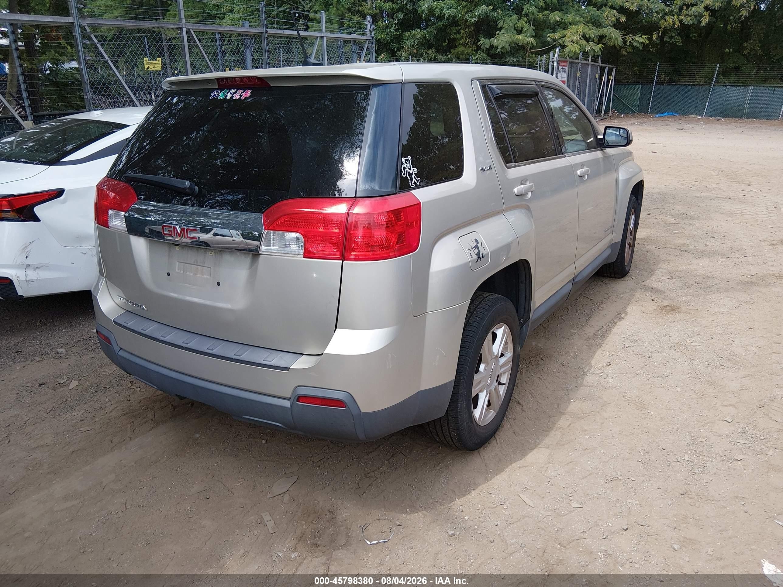 2014 Gmc Terrain Sle-1 Бежевый vin: 2GKALMEK0E6321018