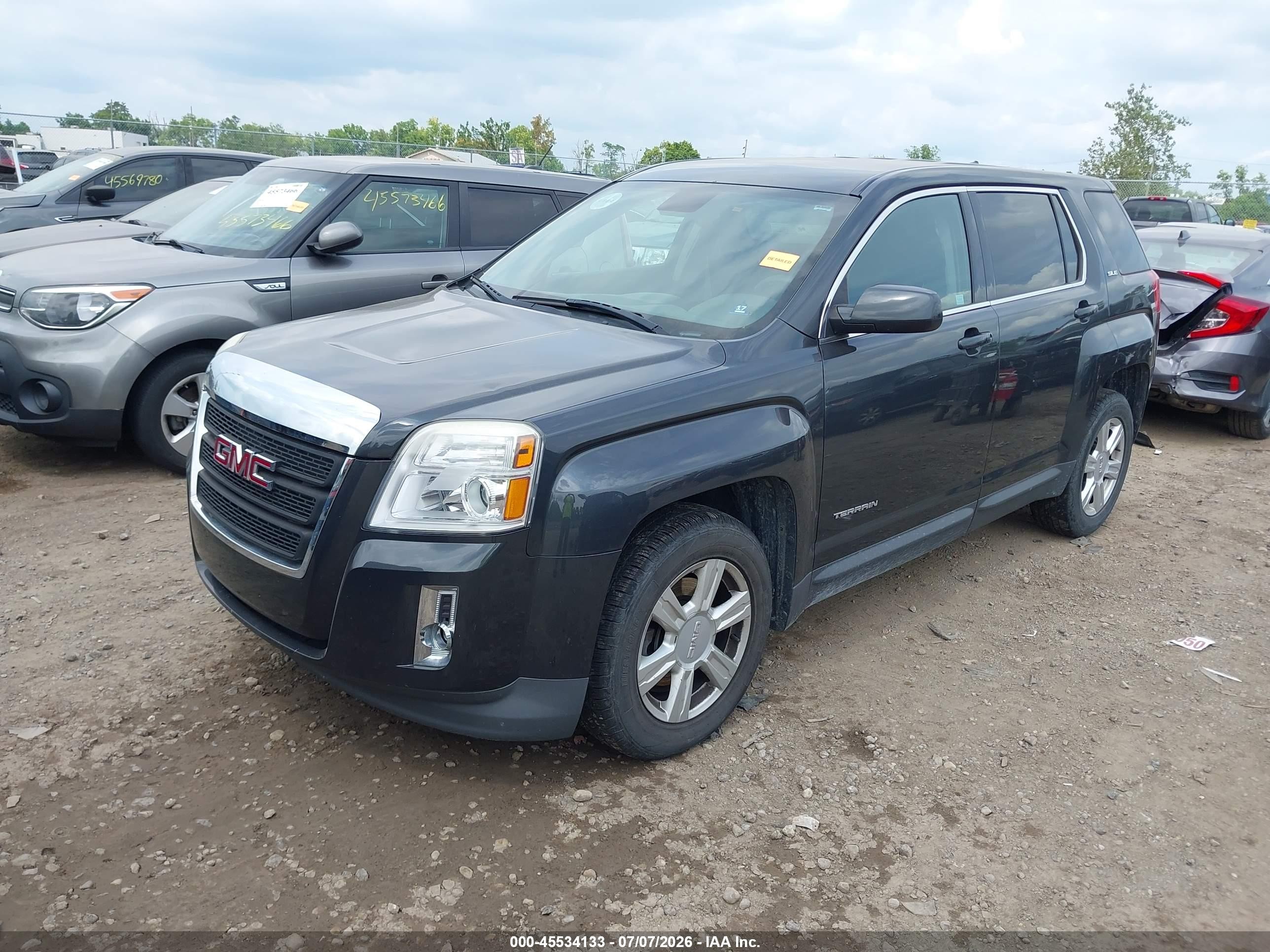 2014 Gmc Terrain Sle-1 Black vin: 2GKALMEK0E6322640