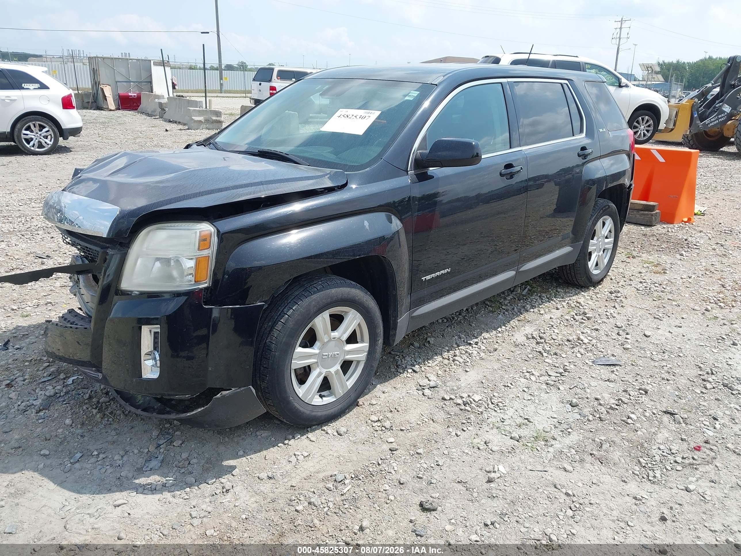 2015 Gmc Terrain Sle-1 Черный vin: 2GKALMEK0F6286496