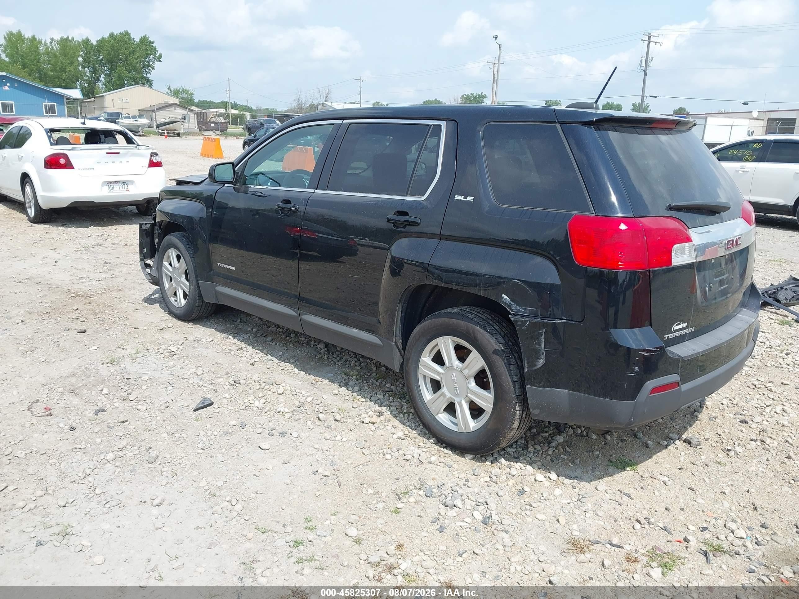 2015 Gmc Terrain Sle-1 Черный vin: 2GKALMEK0F6286496
