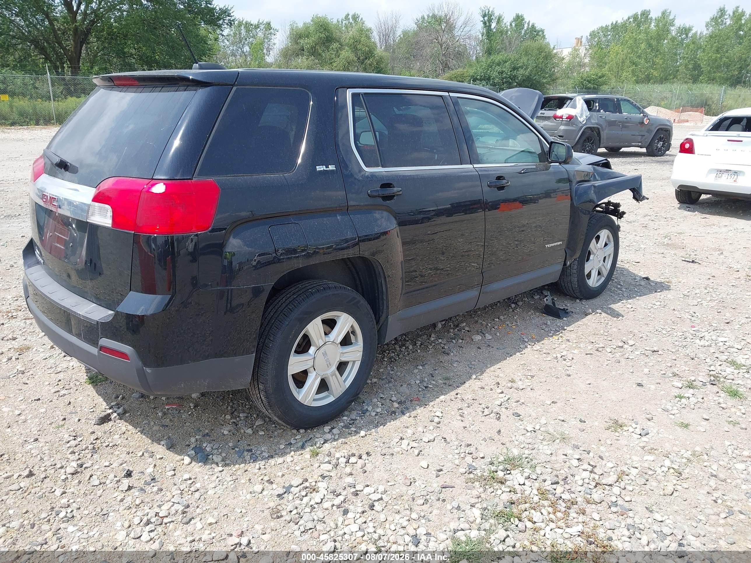 2015 Gmc Terrain Sle-1 Черный vin: 2GKALMEK0F6286496