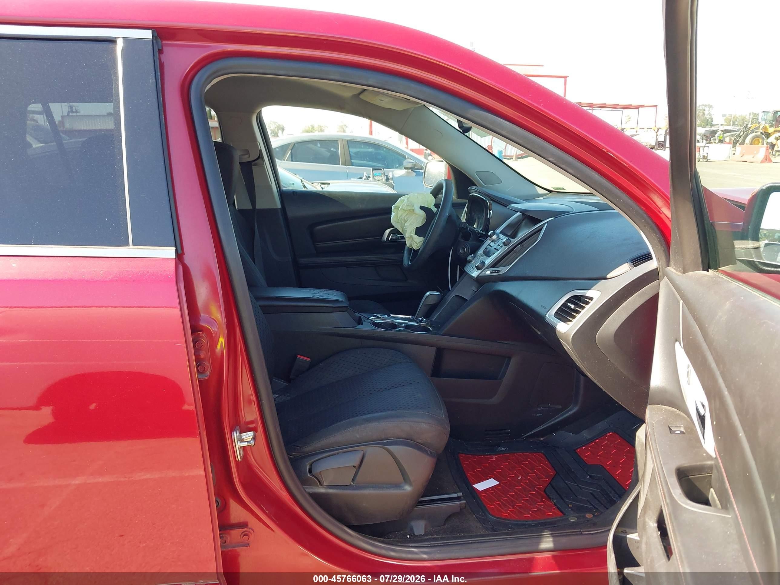 2015 Gmc Terrain Sle-1 Red vin: 2GKALMEK0F6332831