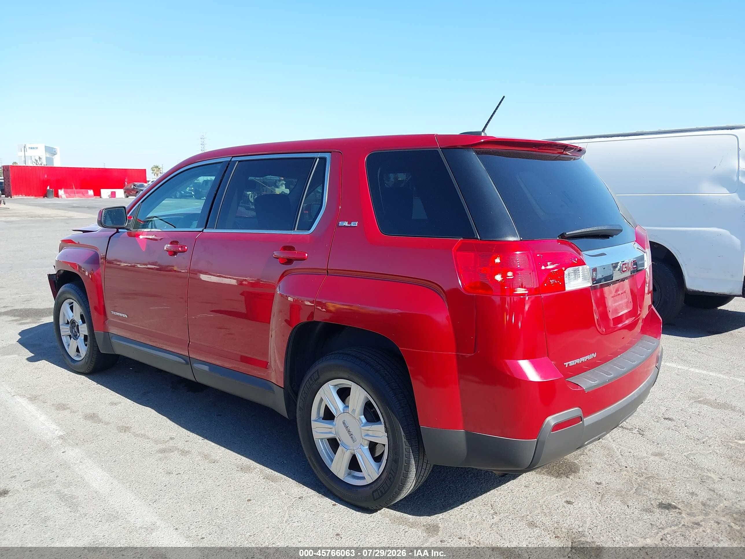 2015 Gmc Terrain Sle-1 Red vin: 2GKALMEK0F6332831