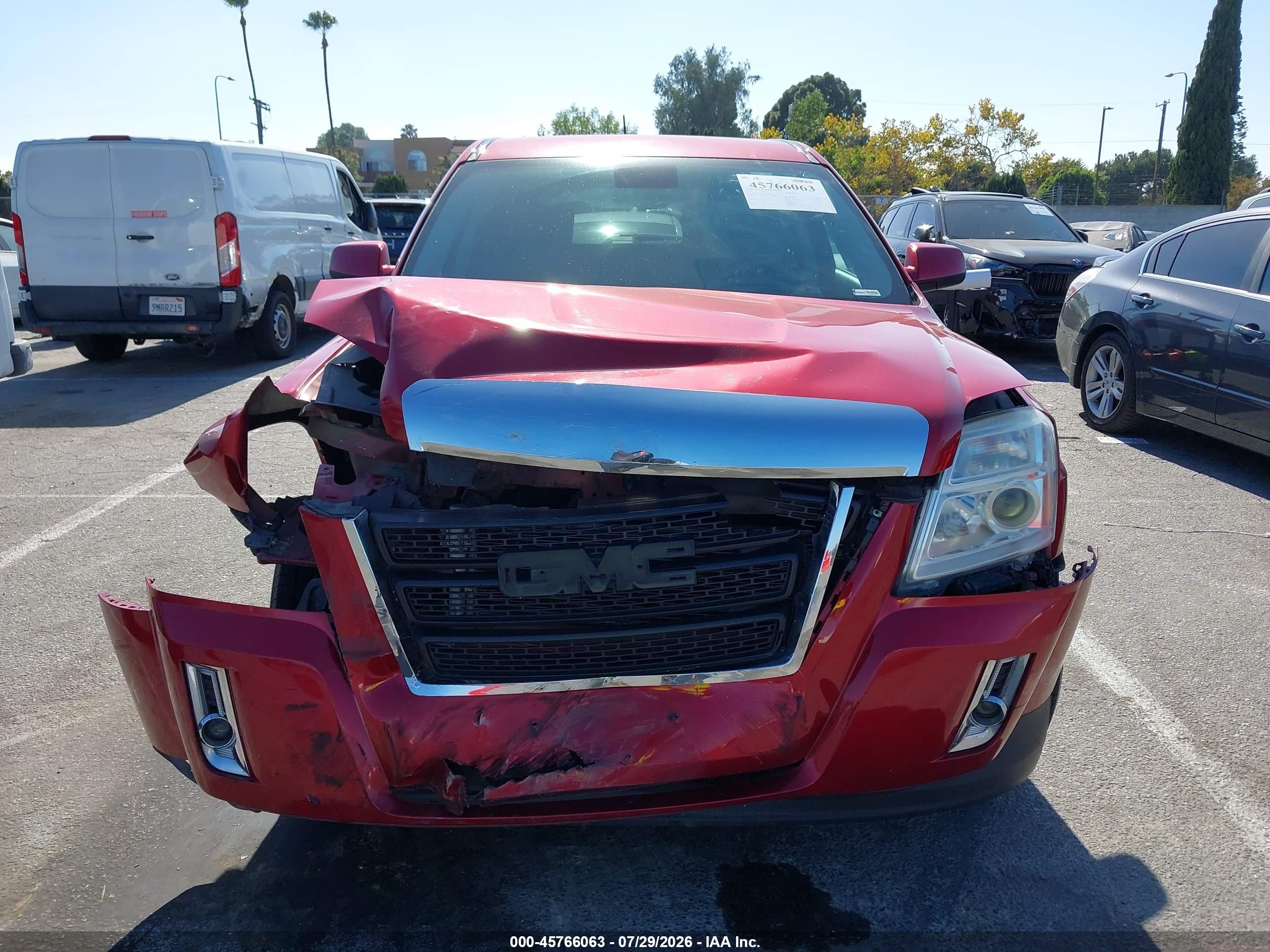 2015 Gmc Terrain Sle-1 Red vin: 2GKALMEK0F6332831