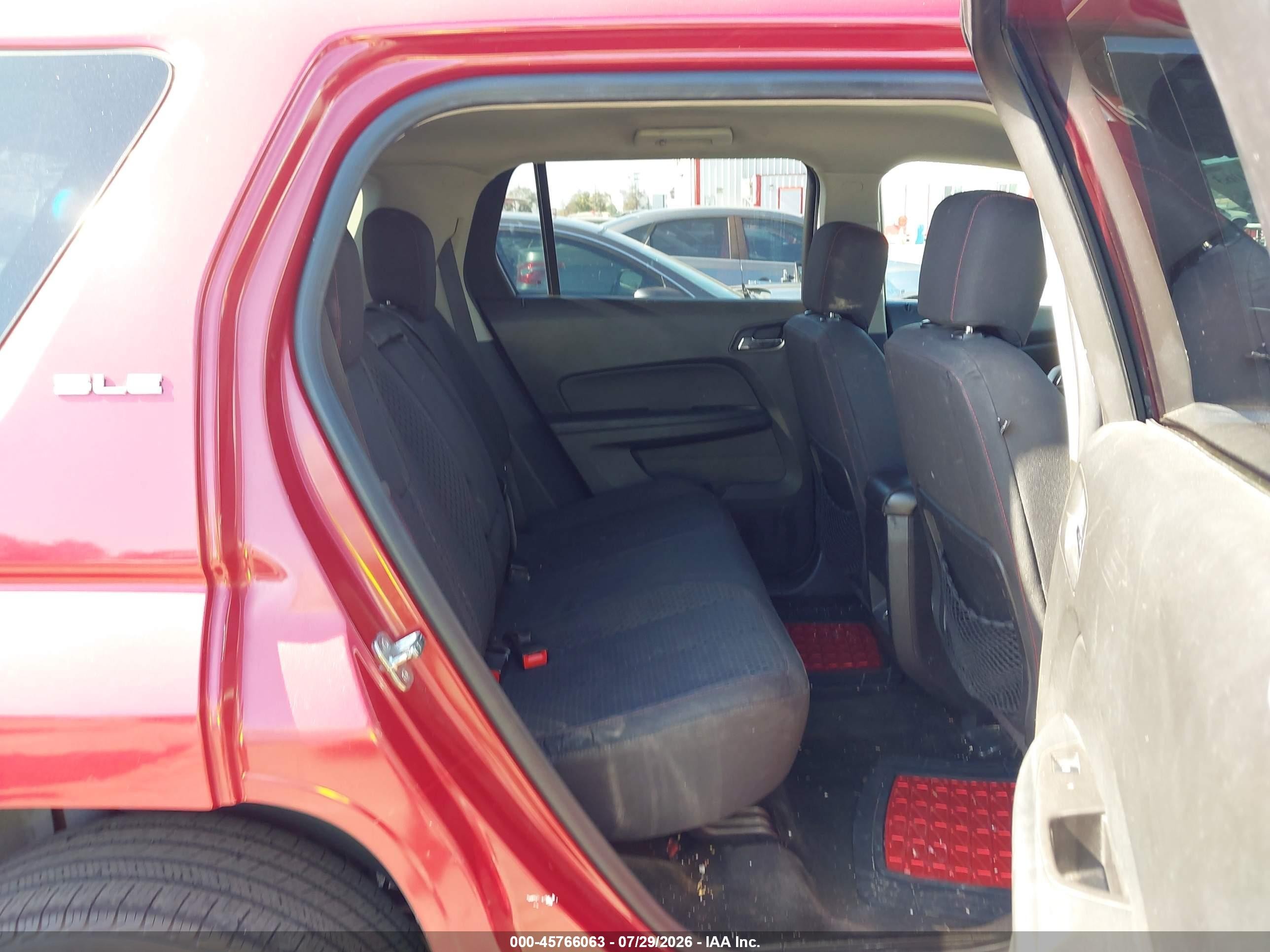 2015 Gmc Terrain Sle-1 Red vin: 2GKALMEK0F6332831