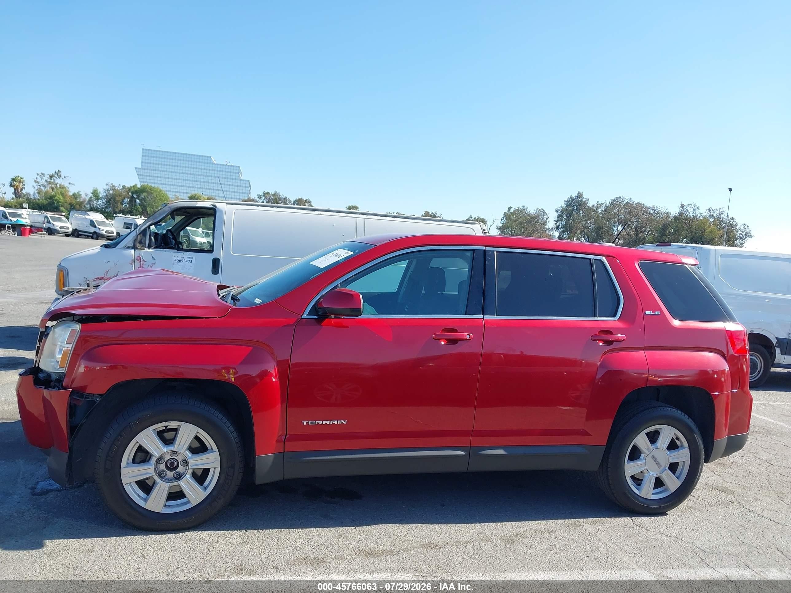2015 Gmc Terrain Sle-1 Red vin: 2GKALMEK0F6332831