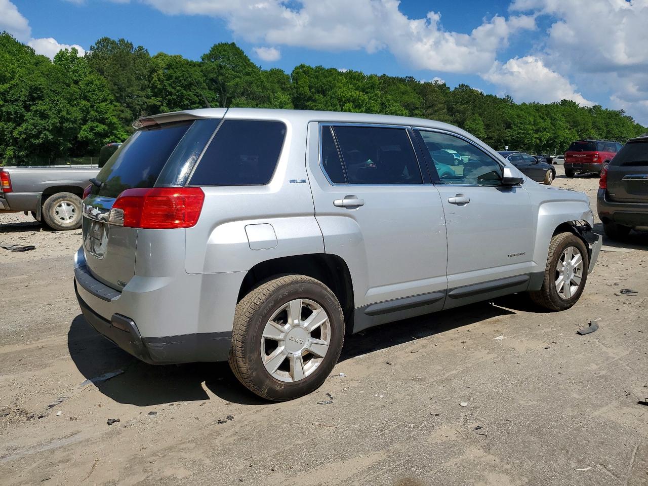 2012 Gmc Terrain Sle Silver vin: 2GKALMEK1C6123271