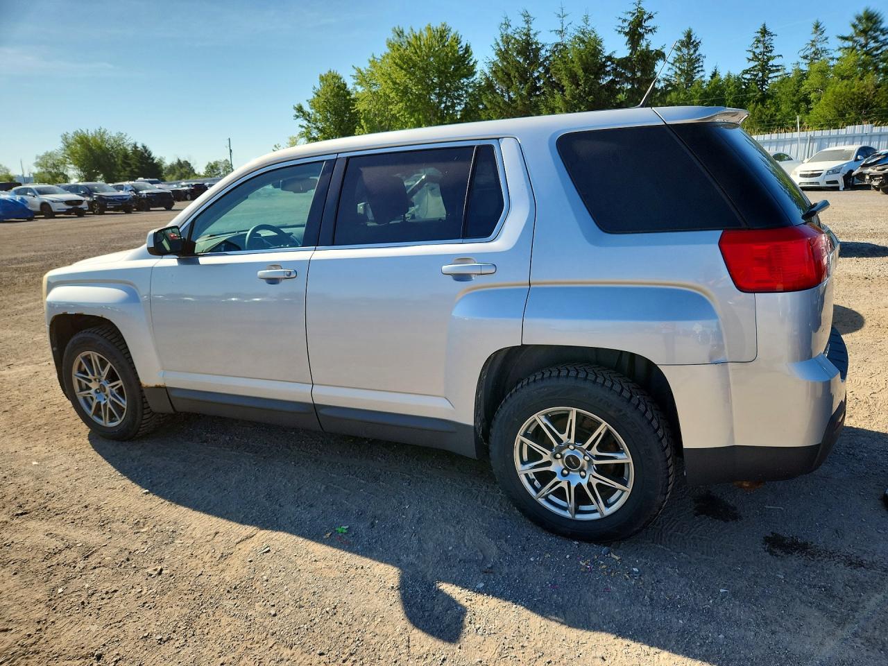 2012 Gmc Terrain Sle Silver vin: 2GKALMEK1C6184782