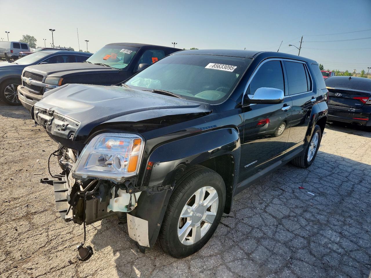 2012 Gmc Terrain Sle Black vin: 2GKALMEK1C6217361