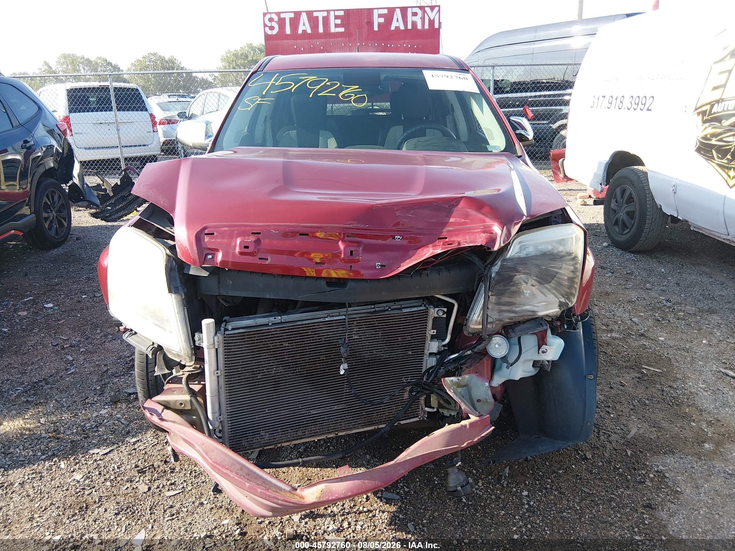 2012 Gmc Terrain Sle-1 Red vin: 2GKALMEK1C6240784