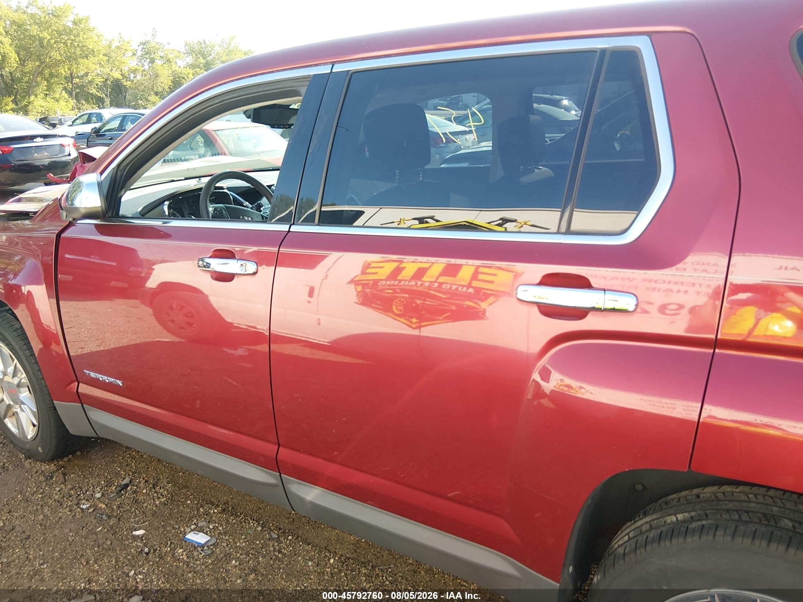 2012 Gmc Terrain Sle-1 Red vin: 2GKALMEK1C6240784