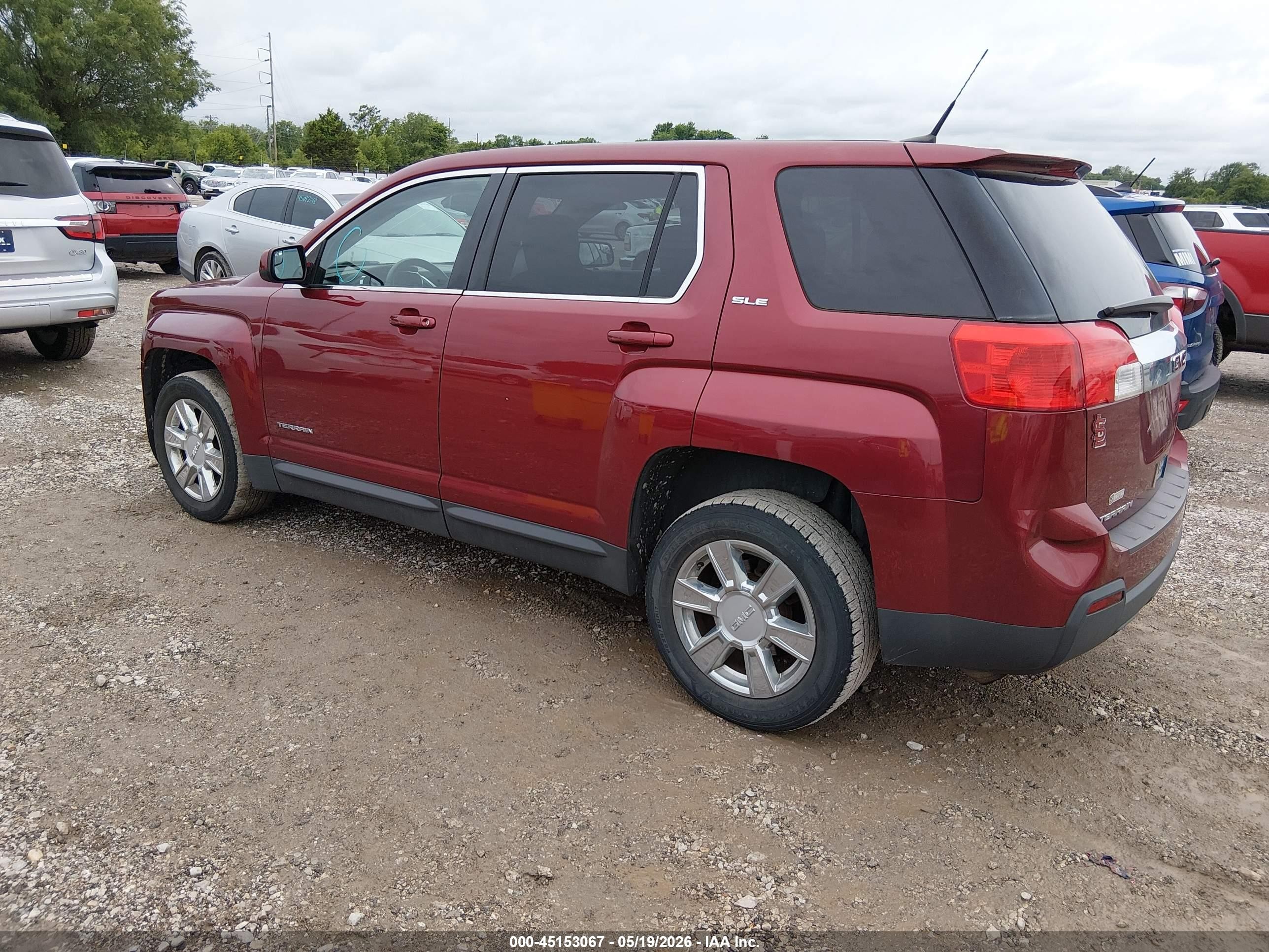 2012 Gmc Terrain Sle-1 Maroon vin: 2GKALMEK1C6242521
