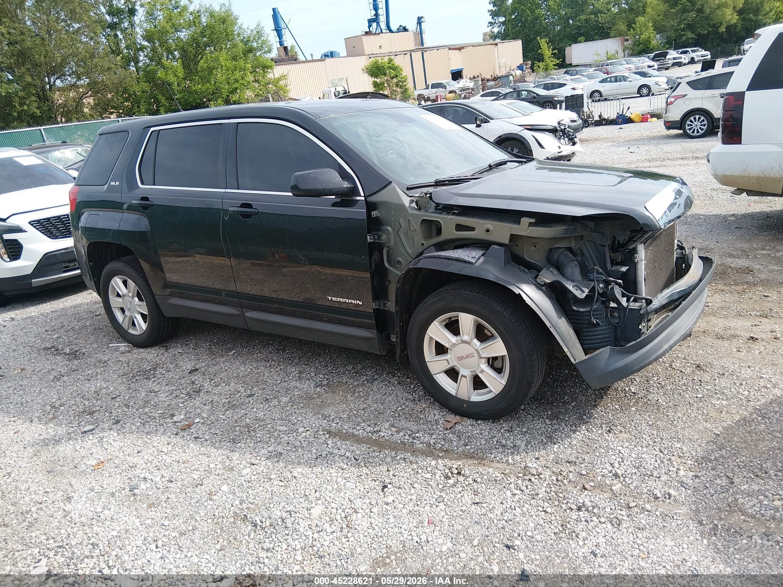 2012 Gmc Terrain Sle-1 Черный vin: 2GKALMEK1C6246598