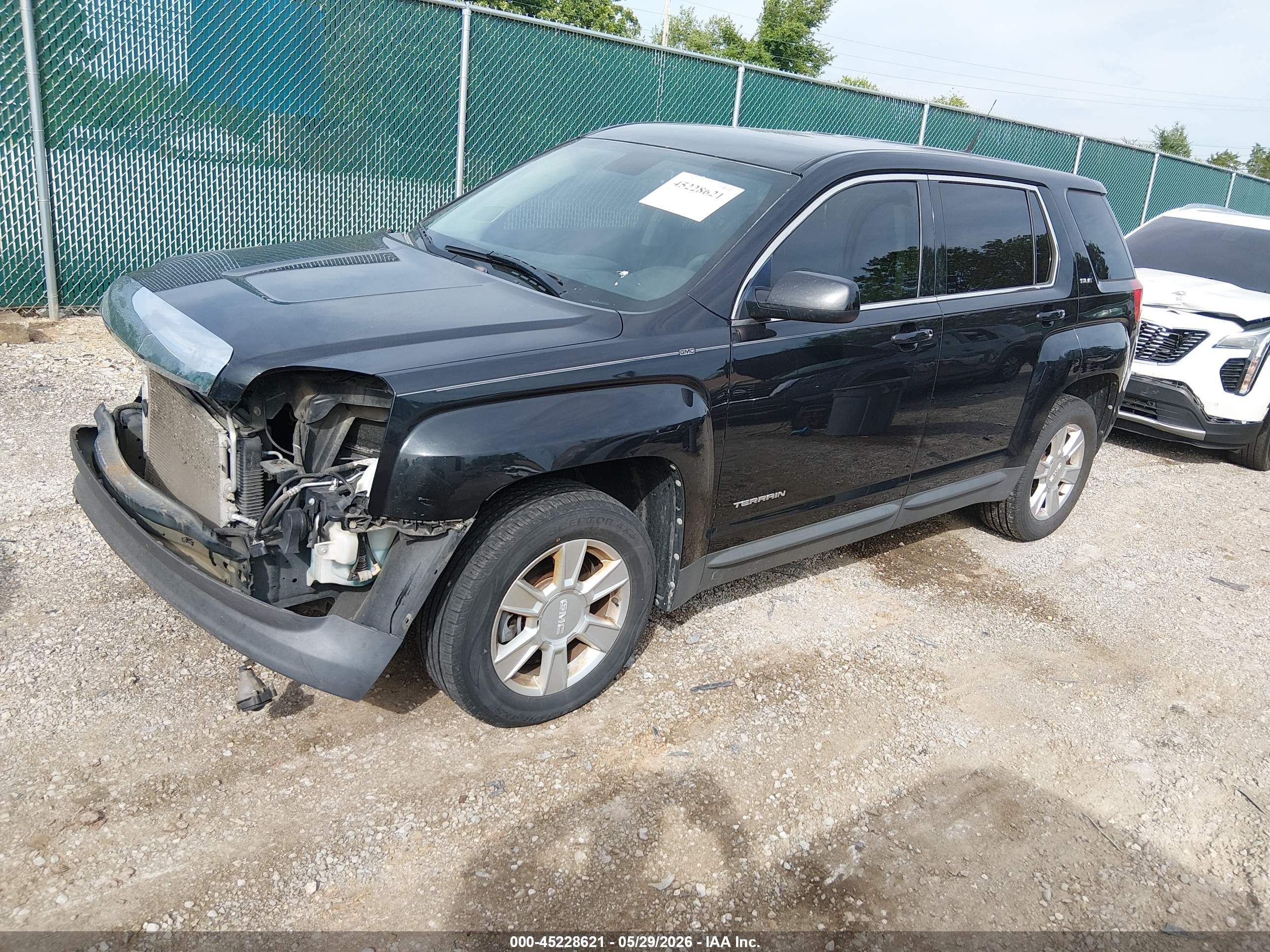 2012 Gmc Terrain Sle-1 Black vin: 2GKALMEK1C6246598