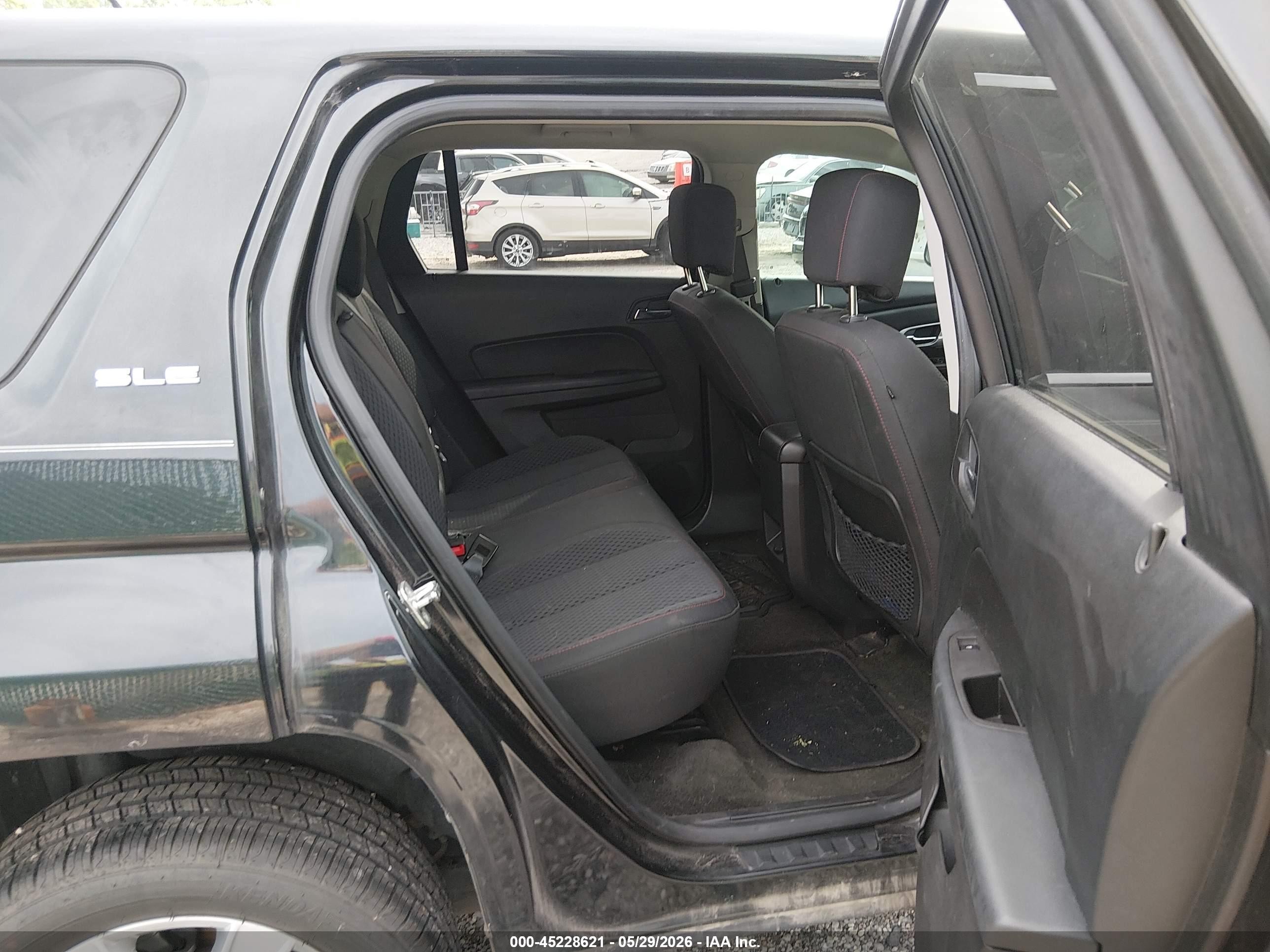2012 Gmc Terrain Sle-1 Black vin: 2GKALMEK1C6246598